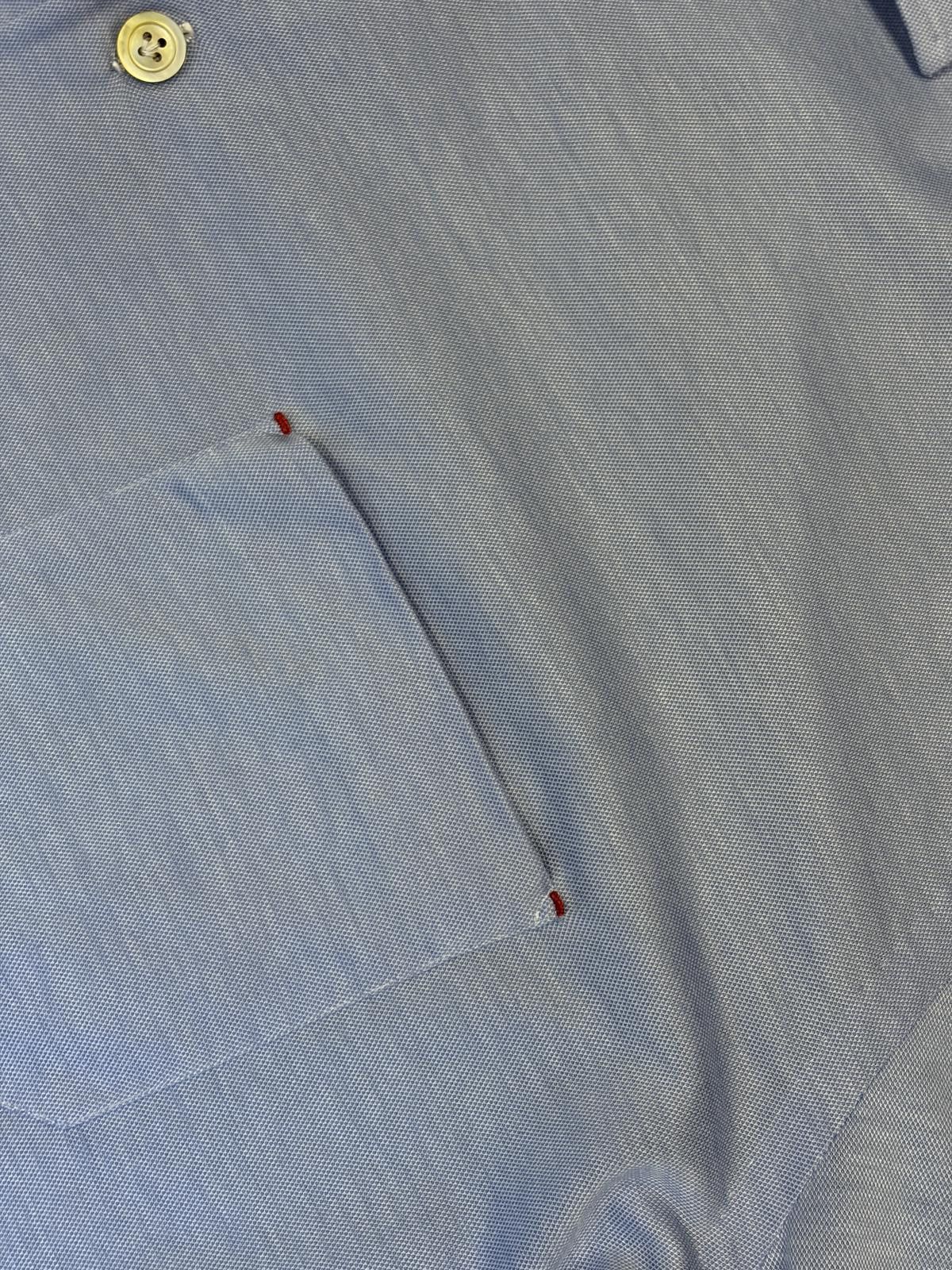Kiton Kiton Light Blue Stretch Cotton Jersey Shirt Size US XL / EU 56 / 4 - 4 Thumbnail