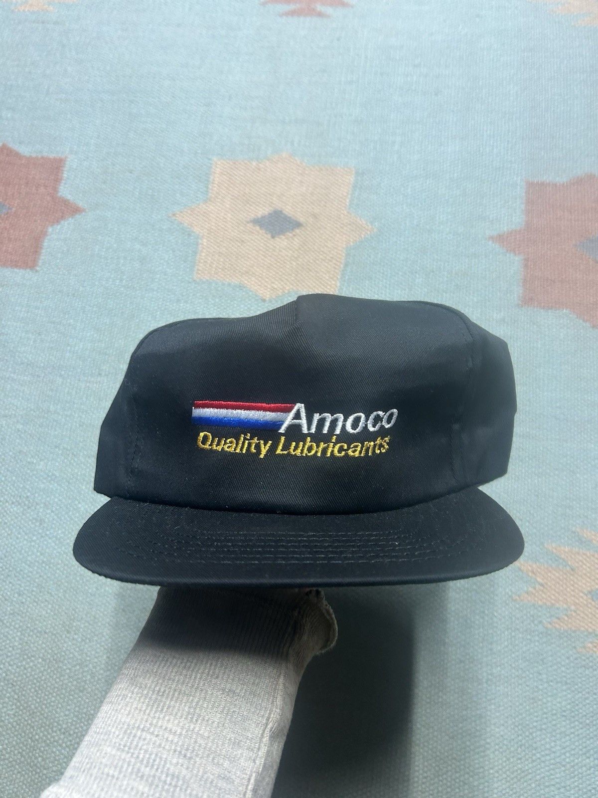 Vintage Vintage 80s snapback hat amoco motor oil racing made USA Size ONE SIZE - 2 Thumbnail