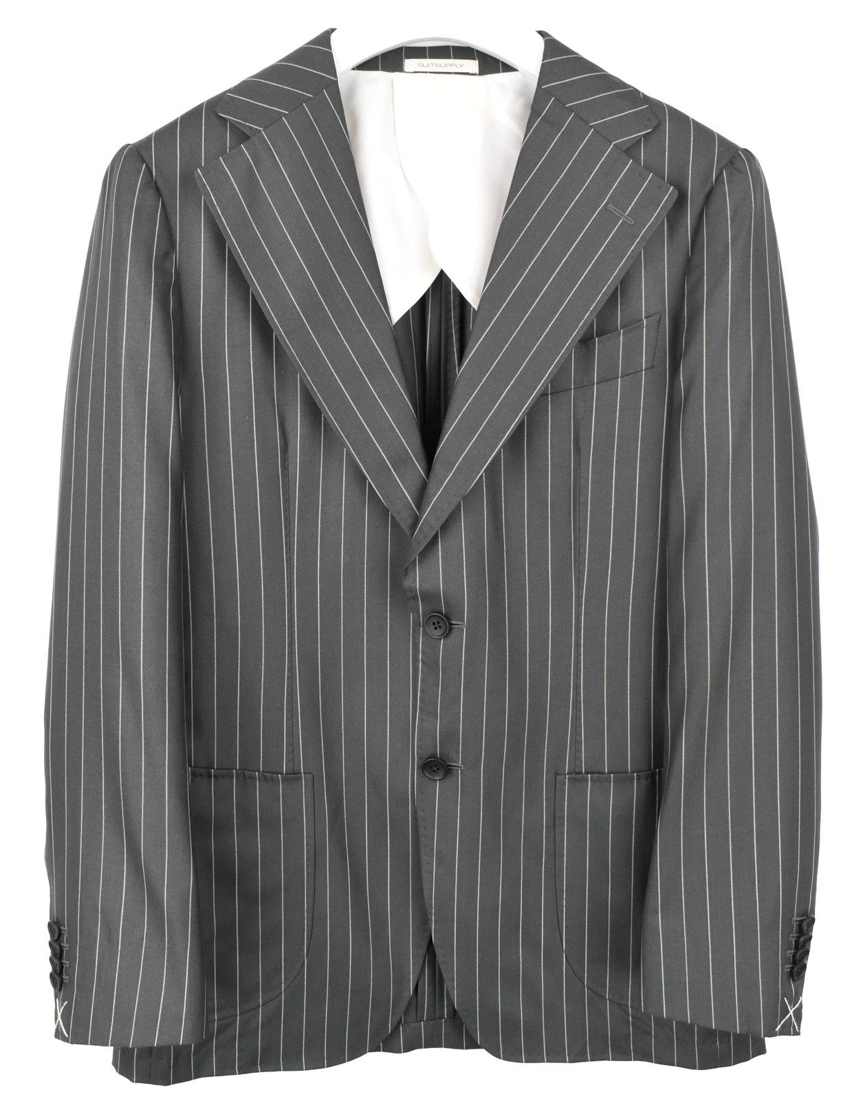 Suitsupply SUITSUPPLY Havana Patch Wide Lapel Suit Men UK 40 / UK 38S Size 38S - 2 Thumbnail