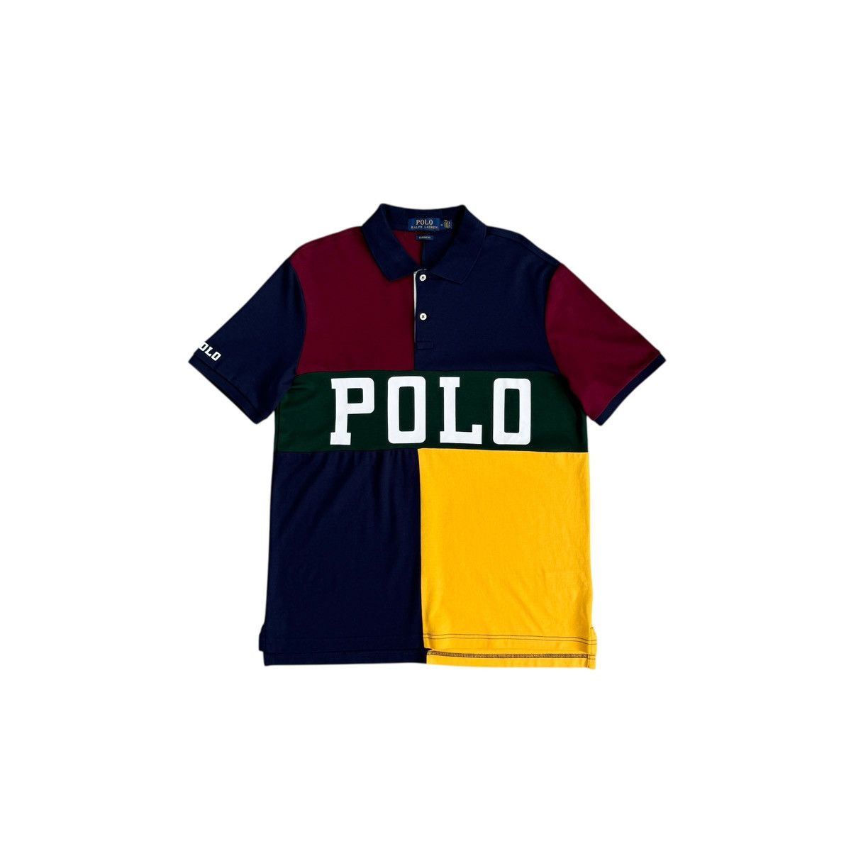 Polo Ralph Lauren Polo Ralph Lauren Multicolor Big Logo Polo Shirt Men Size M Size US M / EU 48-50 / 2 - 1 Thumbnail