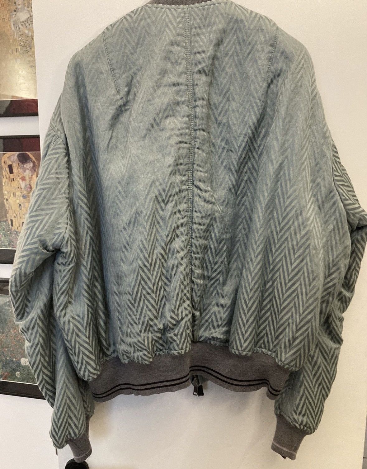Haider Ackermann Haider Ackermann Chevron Bomber jacket Size US M / EU 48-50 / 2 - 2 Thumbnail