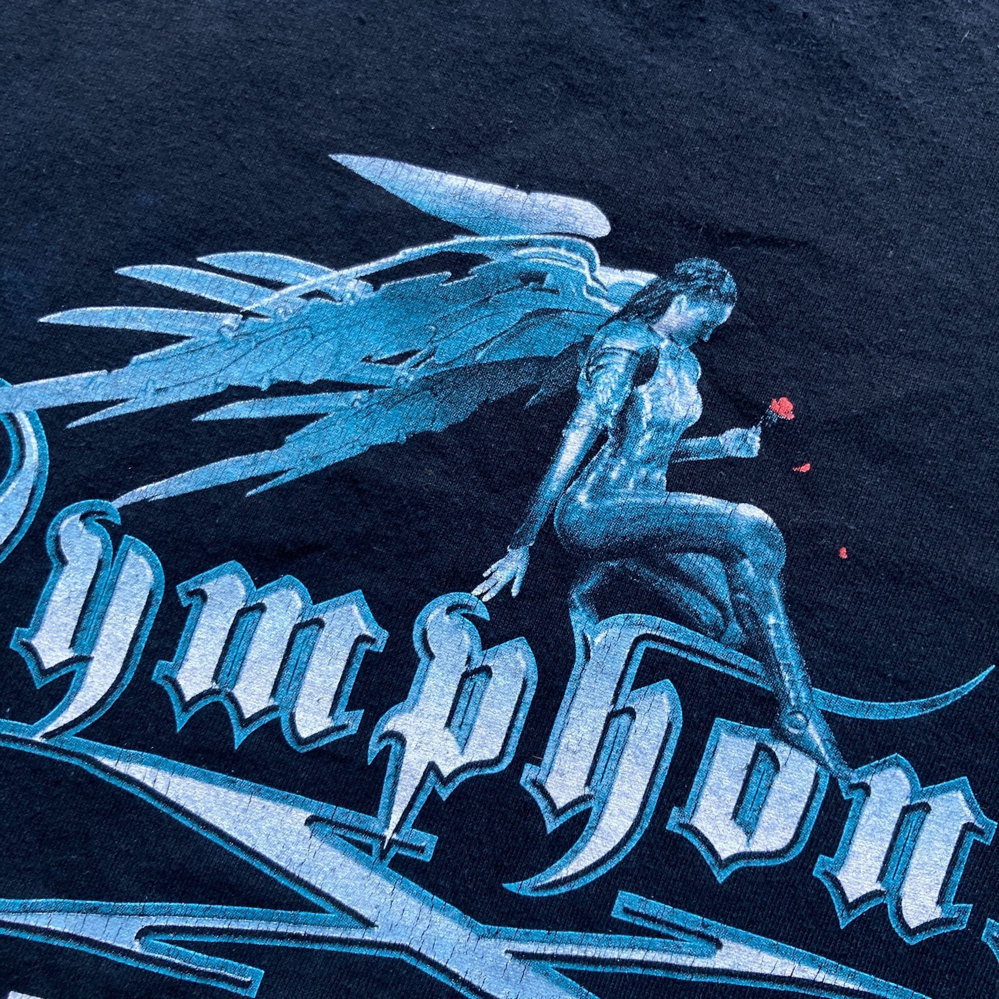 Gildan 2007 SYMPHONY X, PARADISE LOST TOUR, GLDAN HEAVY COTTON Orig Size US XL / EU 56 / 4 - 4 Thumbnail