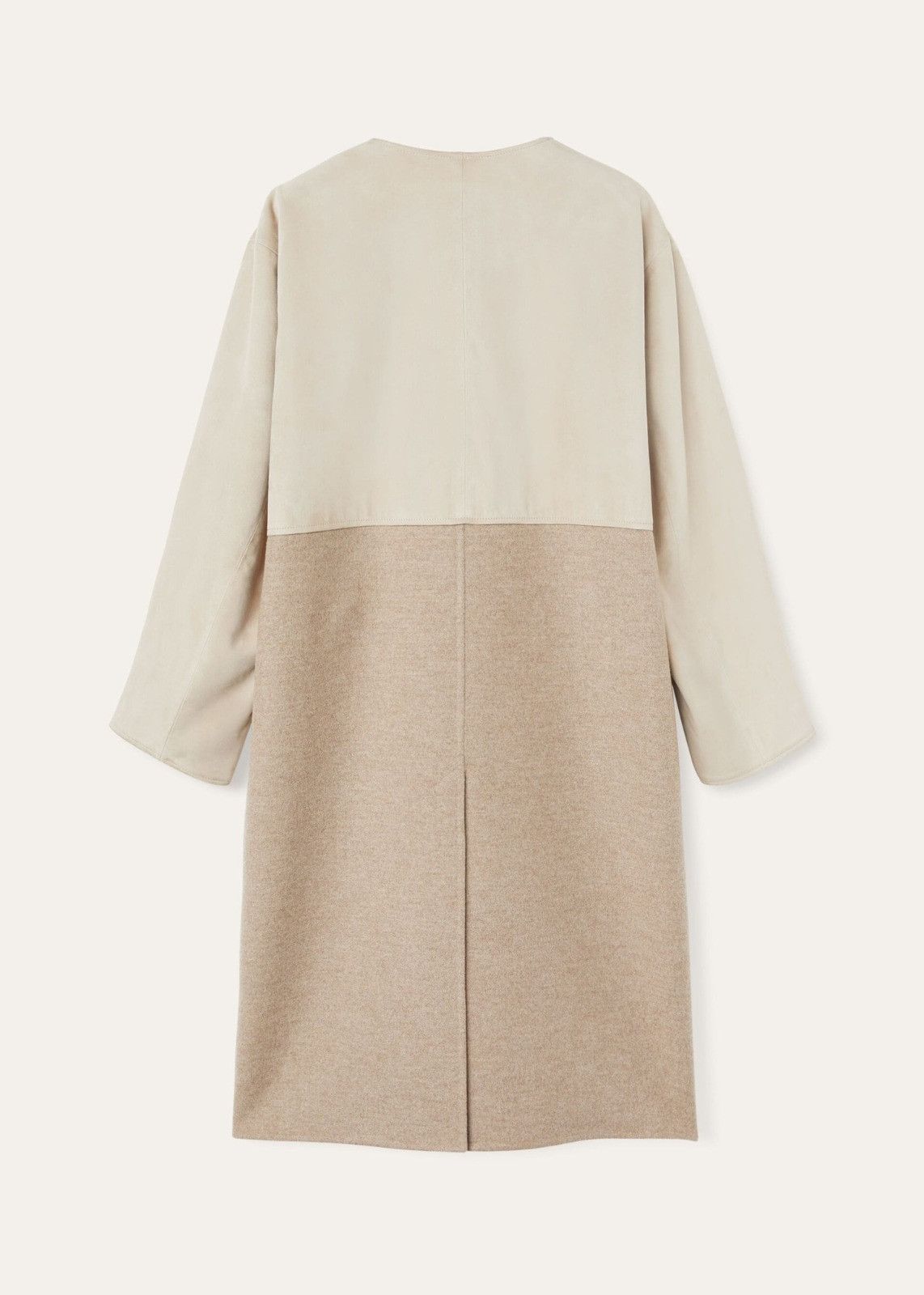 Loro Piana o1srvl11e0126 FAN6203 Hanlin Sb Coat in Beige Size XL / US 12-14 / IT 48-50 - 2 Thumbnail