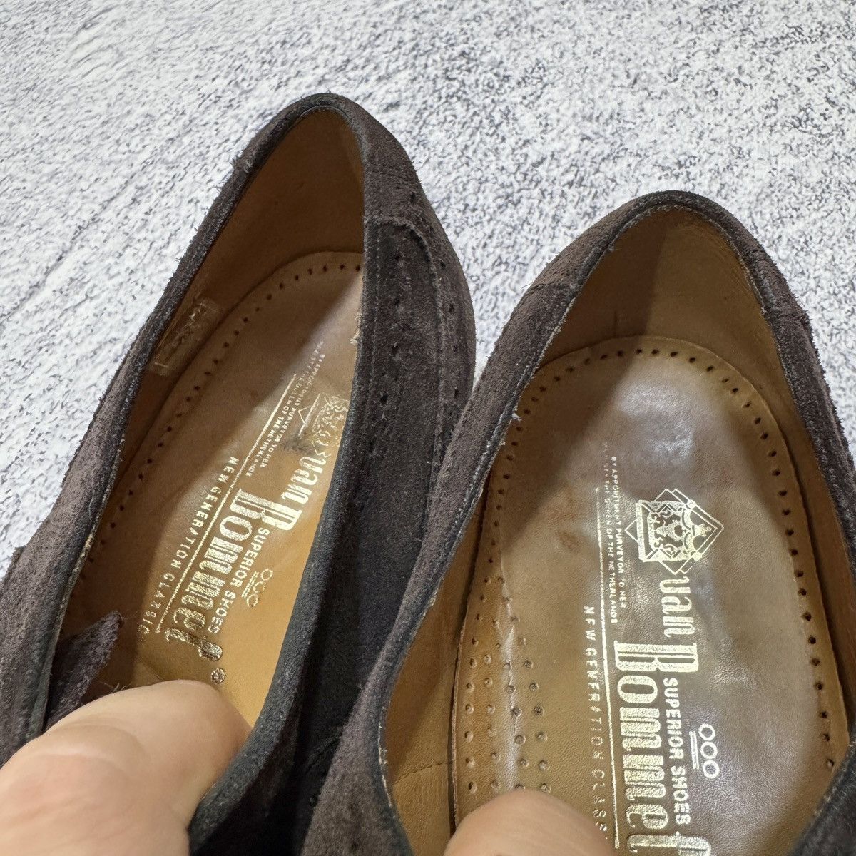 Floris van Bommel Floris Van Bommel Dark Brown Suede Oxfords Brogues US8 UK7H Size US 8 / EU 41 - 13 Thumbnail