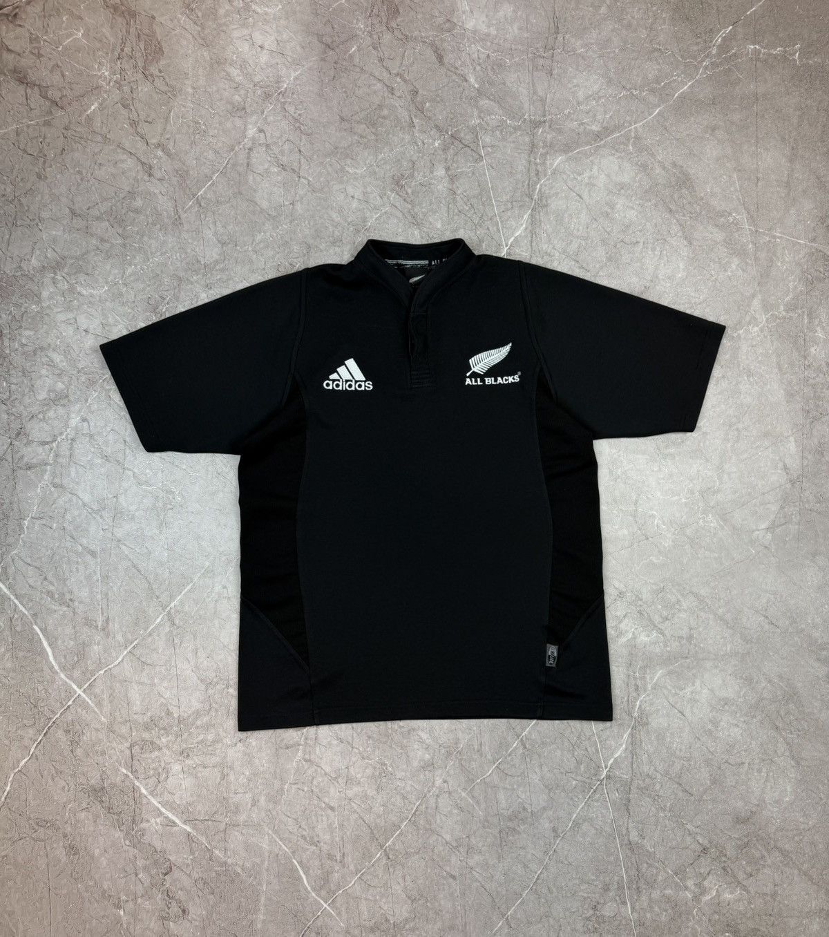 All Blacks Adidas All Blacks Rugby Polo Shirt Black Size US S / EU 44-46 / 1 - 1 Thumbnail