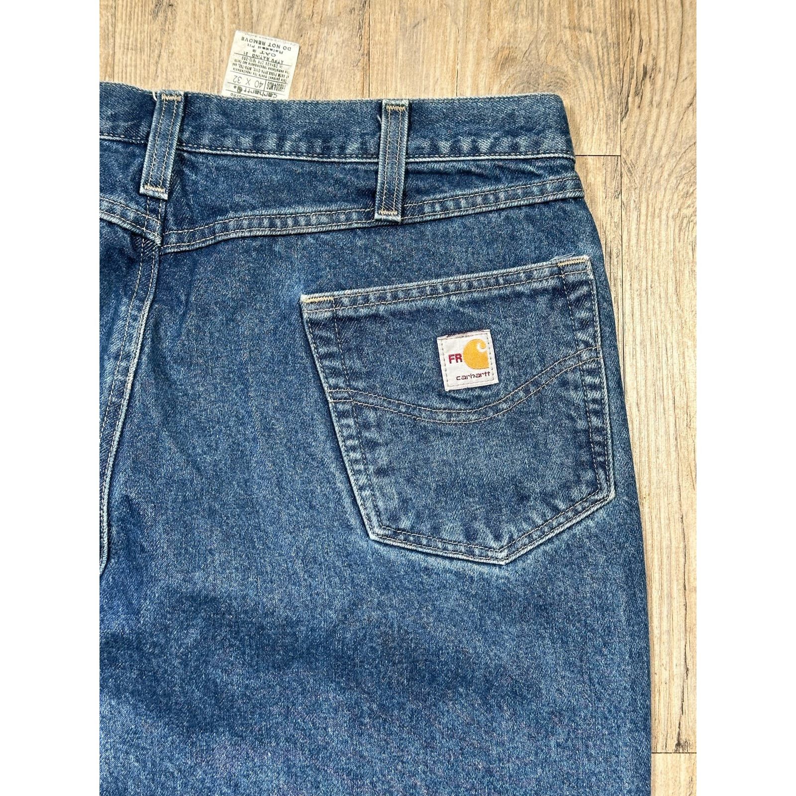 Vintage Vintage Carhartt Baggy Denim Jeans Size 40 Flame Retardant Size US 40 / EU 56 - 7 Thumbnail