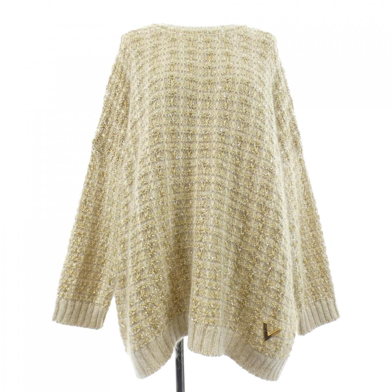 Valentino Valentino Valentino Knit Textile Tops 2B3KC42X7P4 DUTY FREE for USA Size ONE SIZE - 1 Thumbnail
