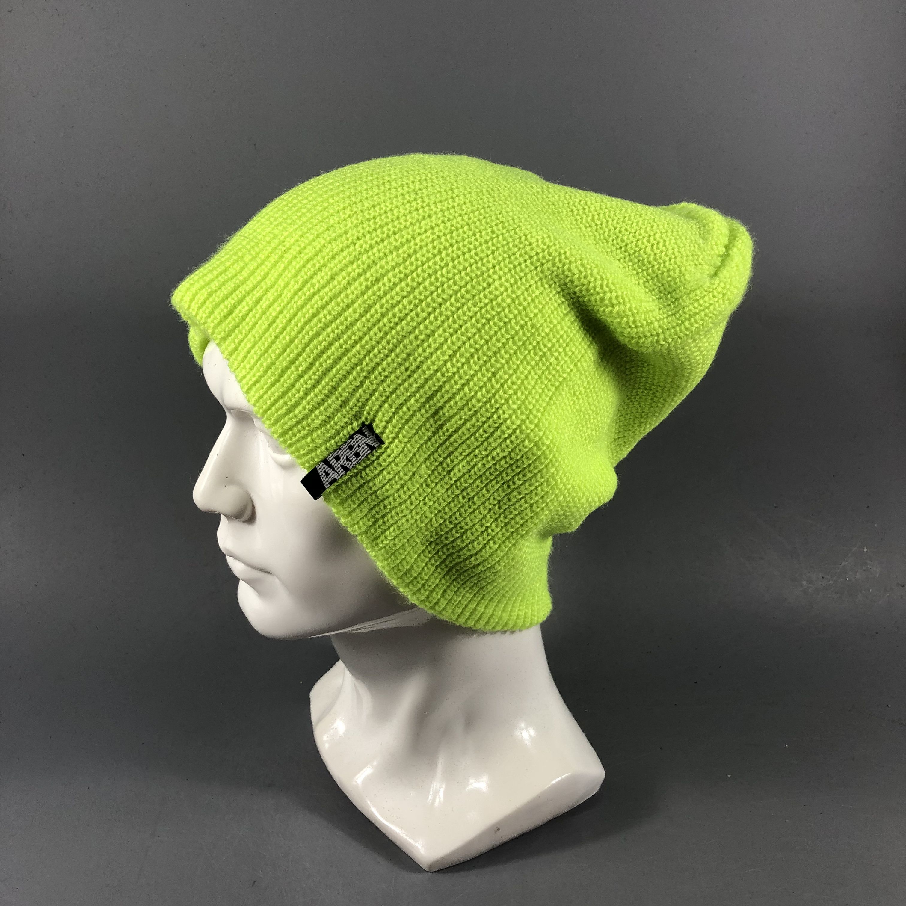 Japanese Brand ARBN Bright Colored Beanie Snowcap Snow Hat B840 Size ONE SIZE - 1 Thumbnail