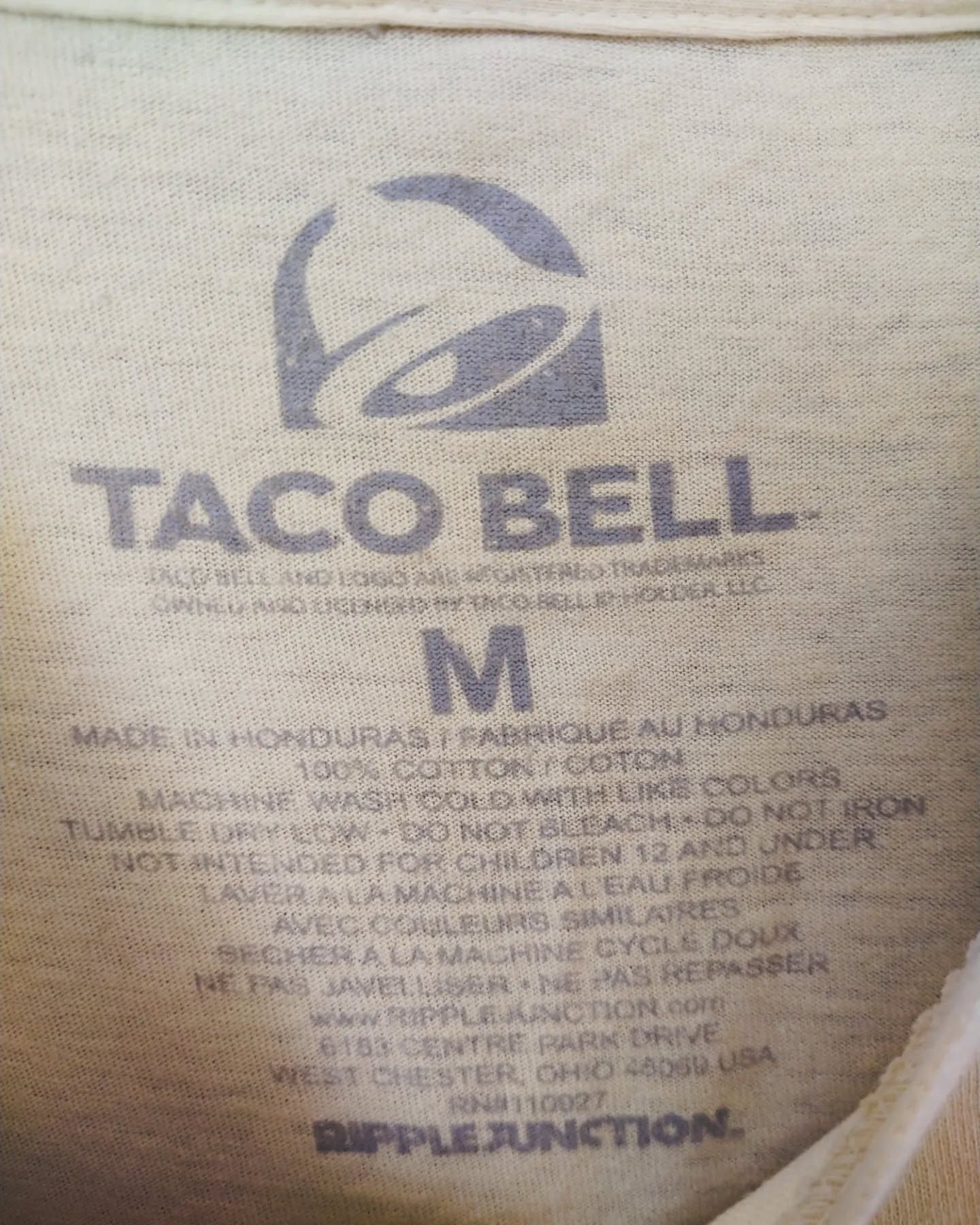 Ripple Junction Taco Bell Logo Yellow by Ripple Junction Tees Size US M / EU 48-50 / 2 - 3 Thumbnail