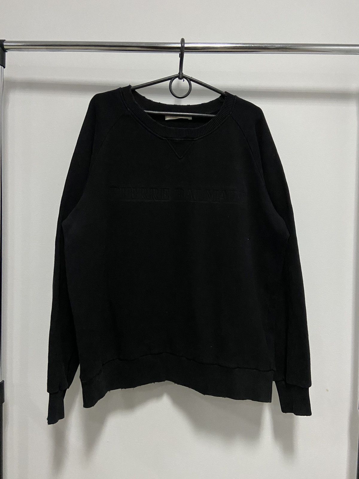 Balmain × Pierre Balmain × Vintage Pierre Balmain luxury sweatshirt big logo vintage Size US L / EU 52-54 / 3 - 1 Thumbnail