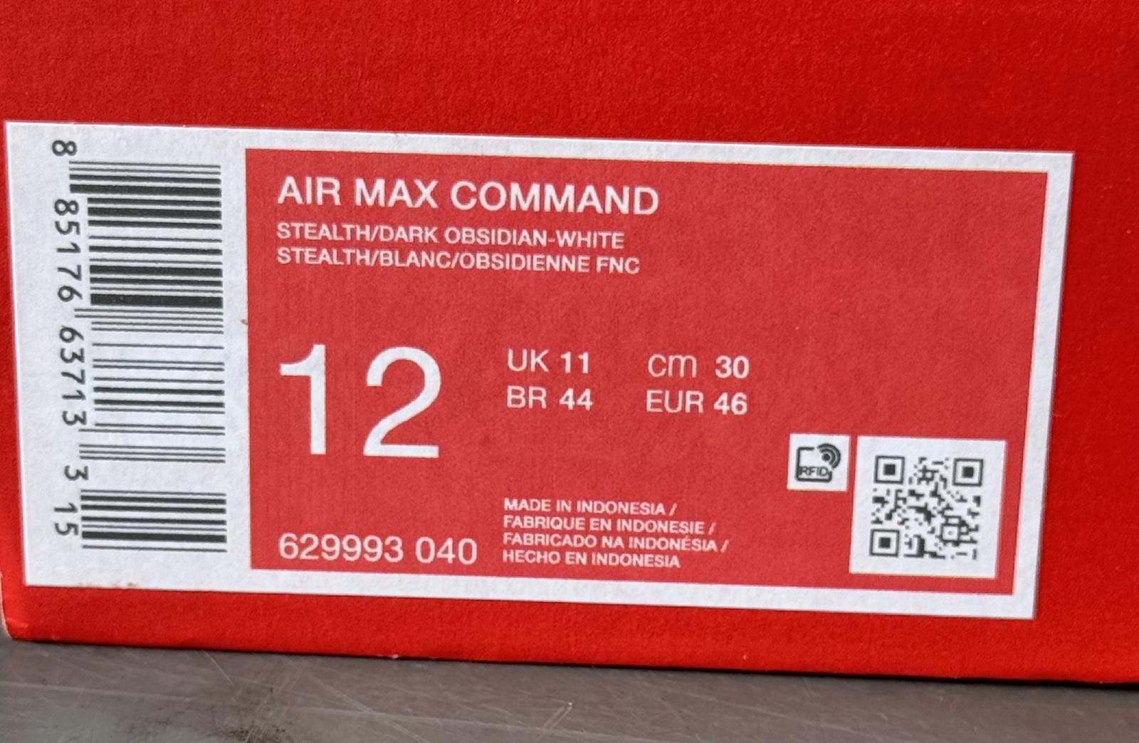 Nike Nike Air Max 90 Classic Command Stealth Obsidian Gray/Black Size US 12 / EU 45 - 8 Thumbnail