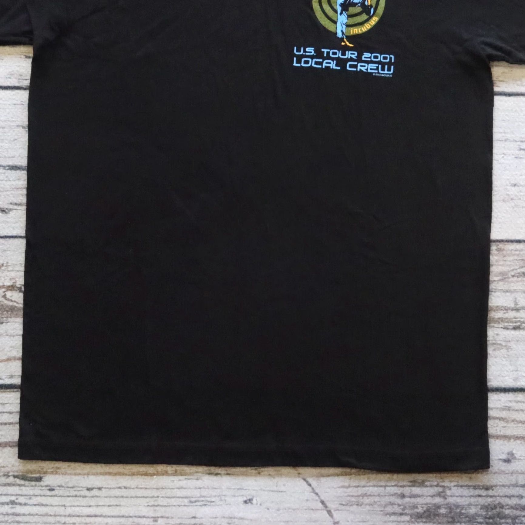 Vintage Vintage Incubus US Tour Local Crew Band T-shirt Size L Black Mens Tshirt Size US L / EU 52-54 / 3 - 3 Thumbnail