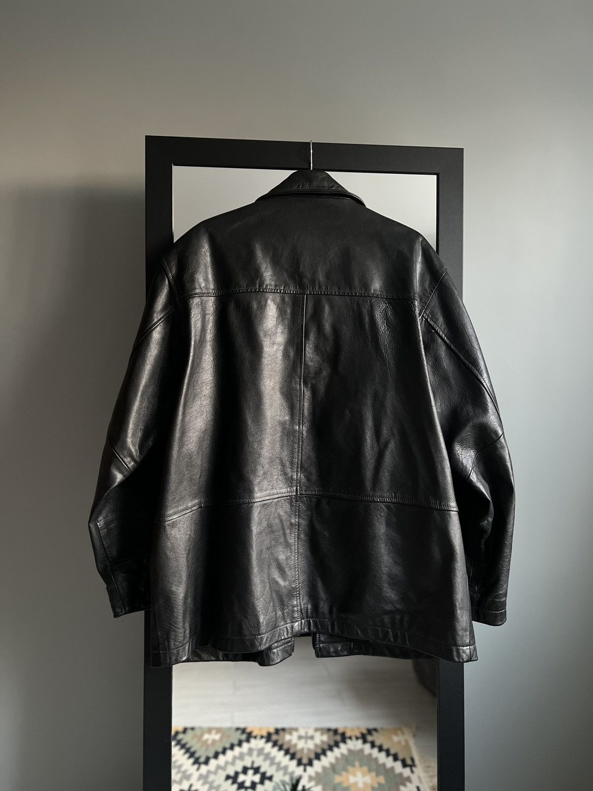 Vera Pelle × Vintage Vintage Vera Pelle 90's Real Leather Aviator Jacket Size US L / EU 52-54 / 3 - 13 Thumbnail