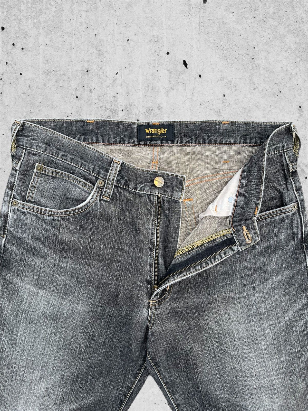 Jean × Wrangler 🔥 Wrangler Black Distressed Denim W34 🔥 Size US 34 / EU 50 - 5 Thumbnail