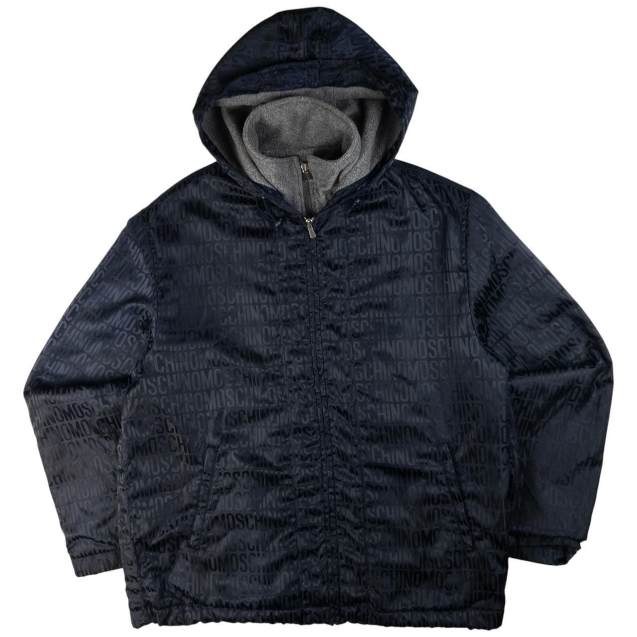 Moschino Vintage Moschino Jeans Monogram Layered Jacket Size XL Size US XL / EU 56 / 4 - 1 Thumbnail