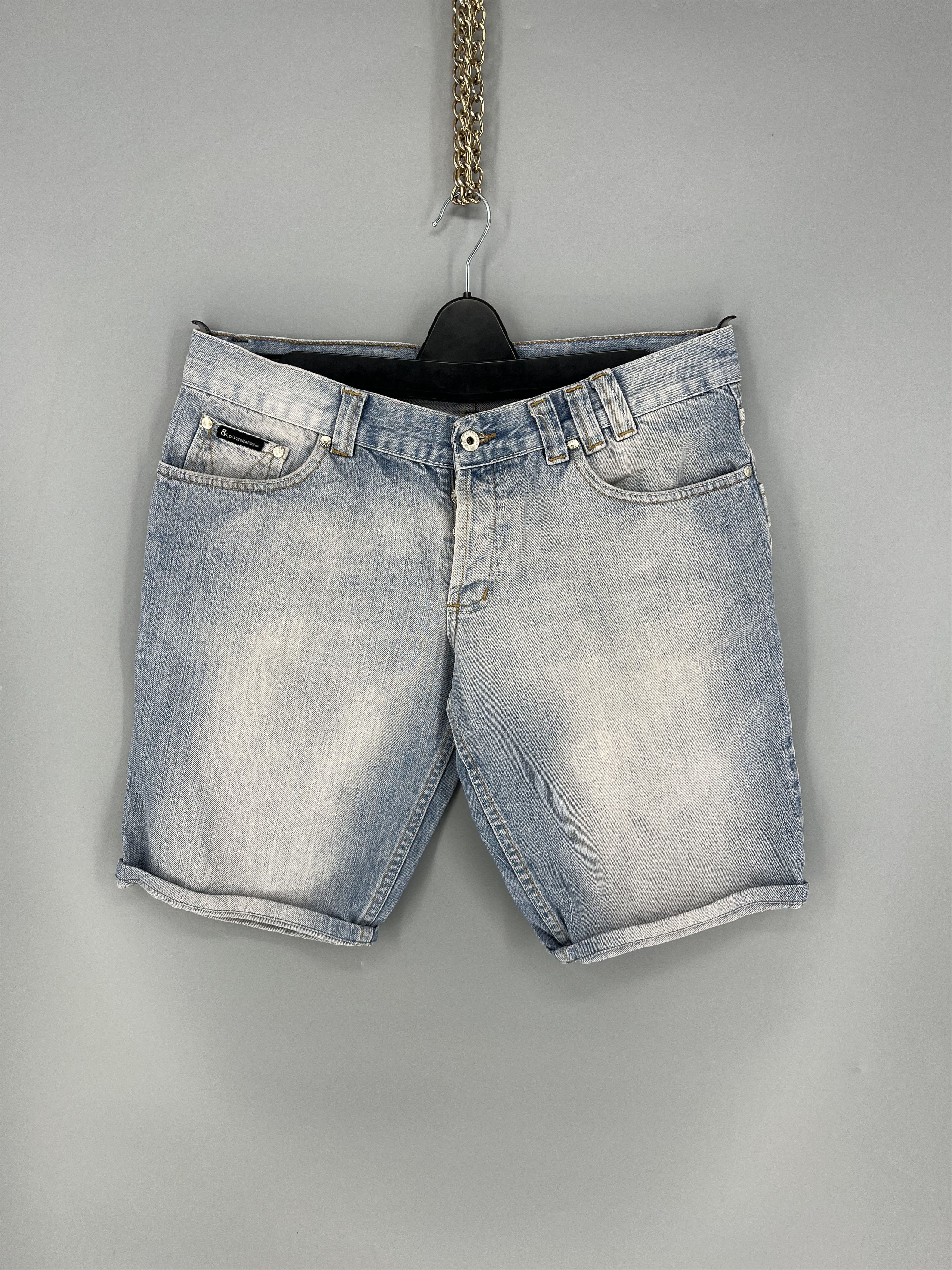 Dolce & Gabbana Vintage D&G Dolce & Gabbana Denim Shorts Mens 34 Size US 34 / EU 50 - 1 Thumbnail