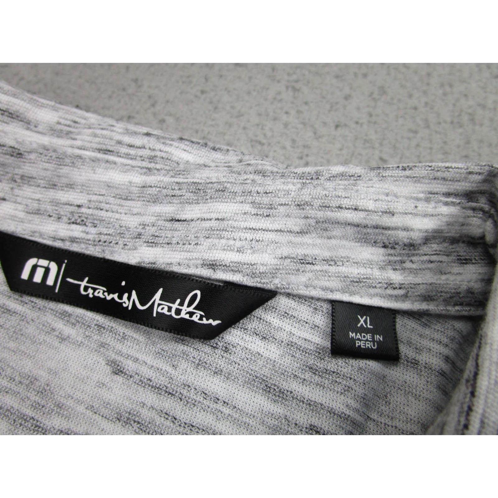 TravisMathew TravisMathew Polo Shirt Mens XL Gray Heather Golf Performance Athletic Stretch Size US XL / EU 56 / 4 - 5 Thumbnail