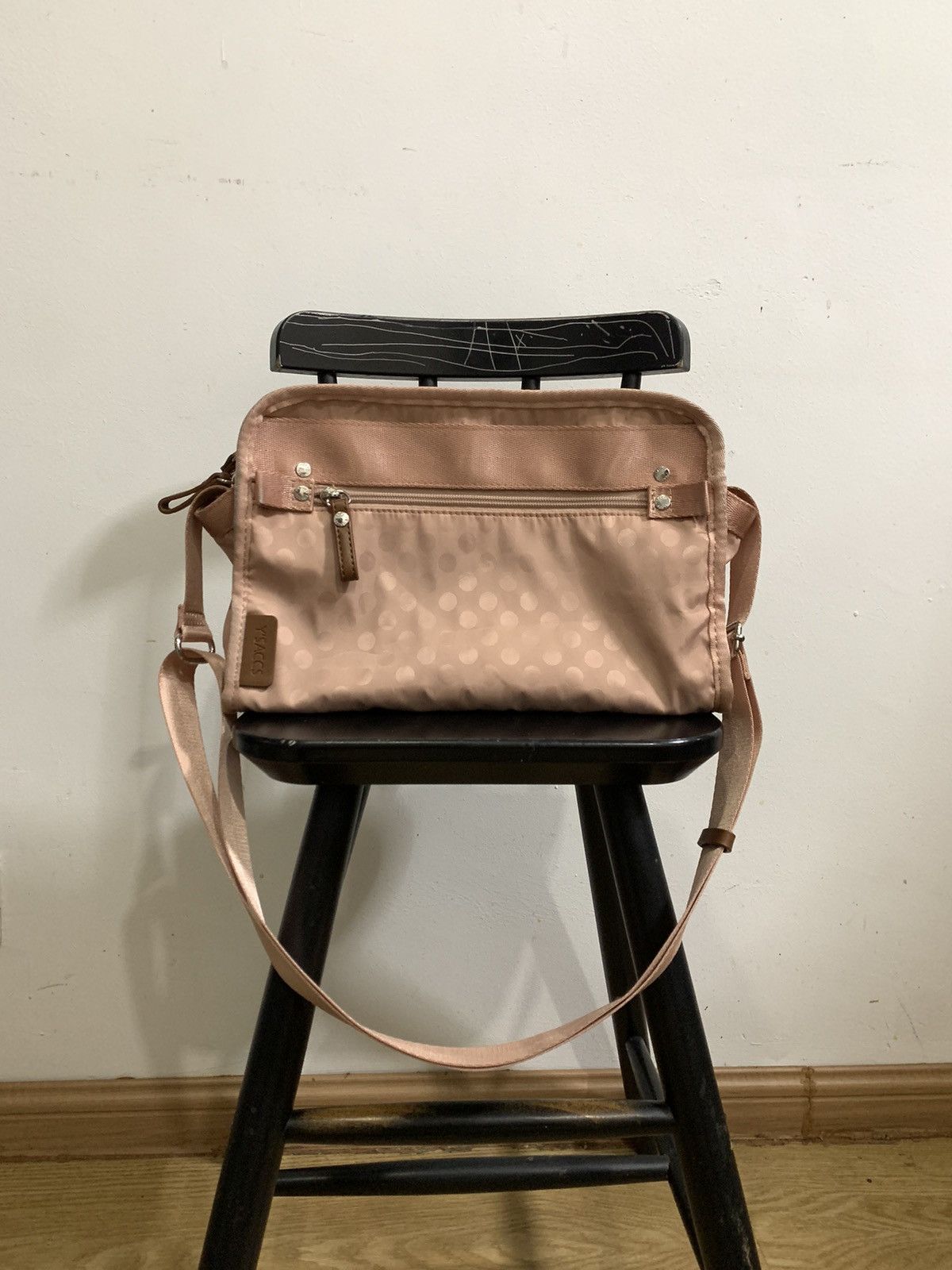 Yohji Yamamoto YSaccs Shoulder Bag Dusty Pink, Women's