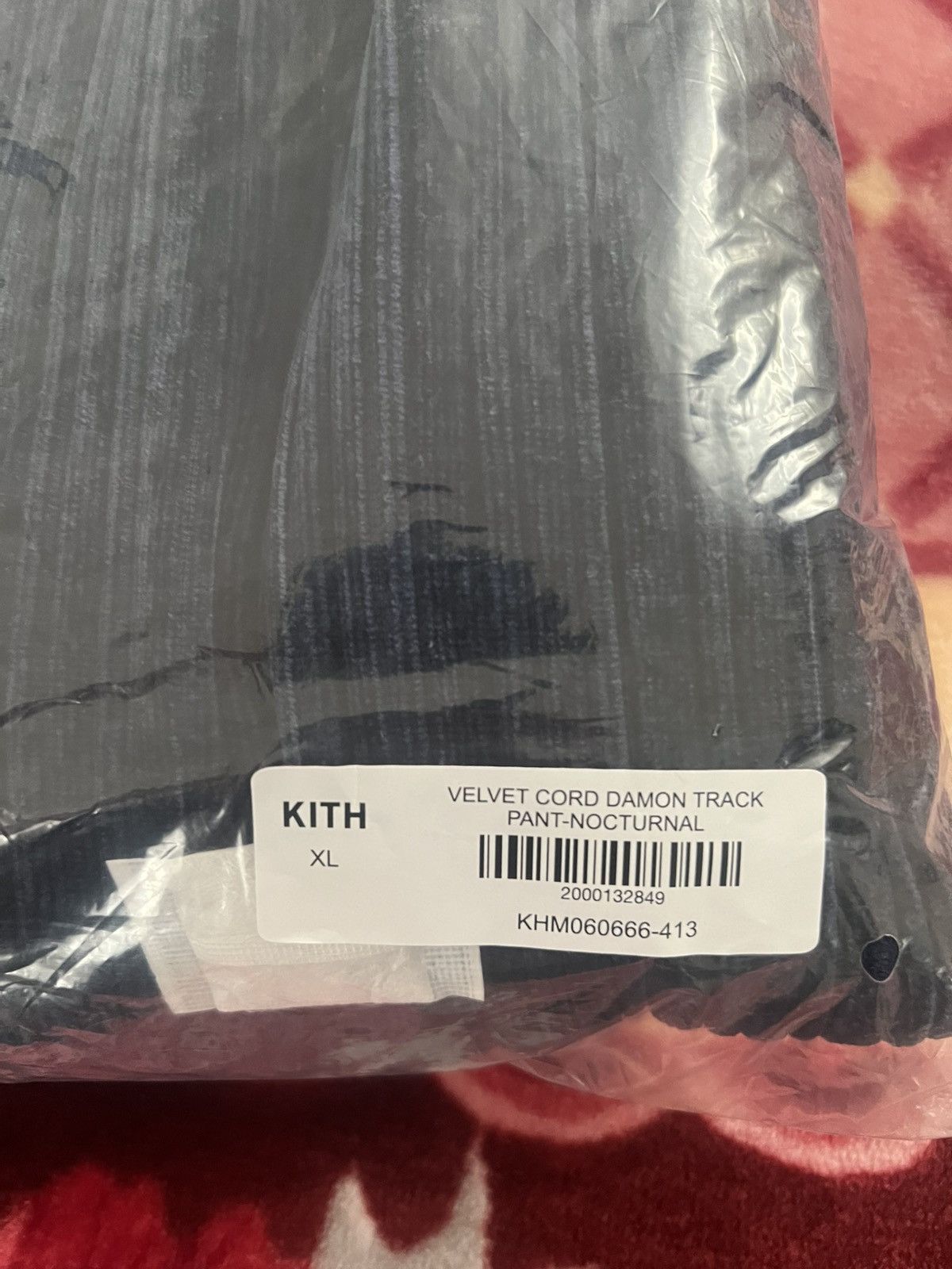 Designer × Kith Kith “Nocturnal” Velvet Cord Damon Track Pant Size XL - New🔥 Size US 36 / EU 52 - 9 Thumbnail