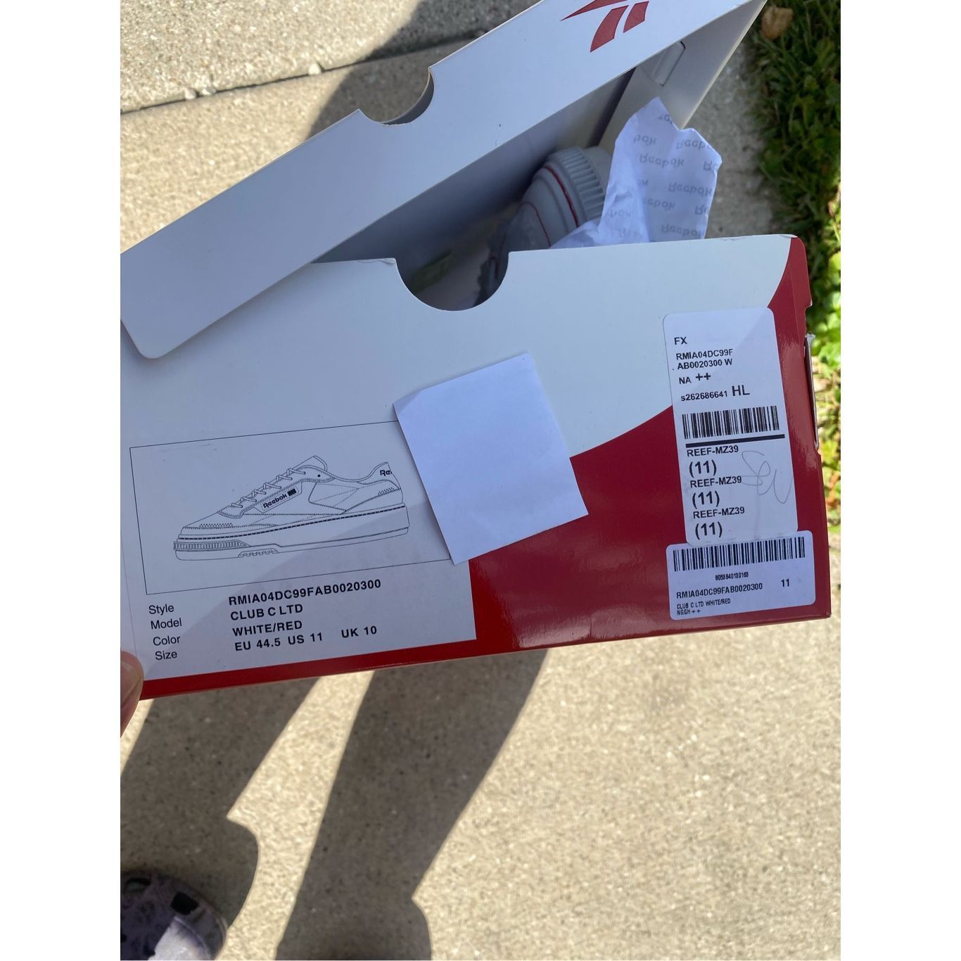 KANGHYUK Reebok x Kanghyuk Club C in White & Red Size 11 NIB MSRP: $9 Size US 11 / EU 44 - 9 Thumbnail