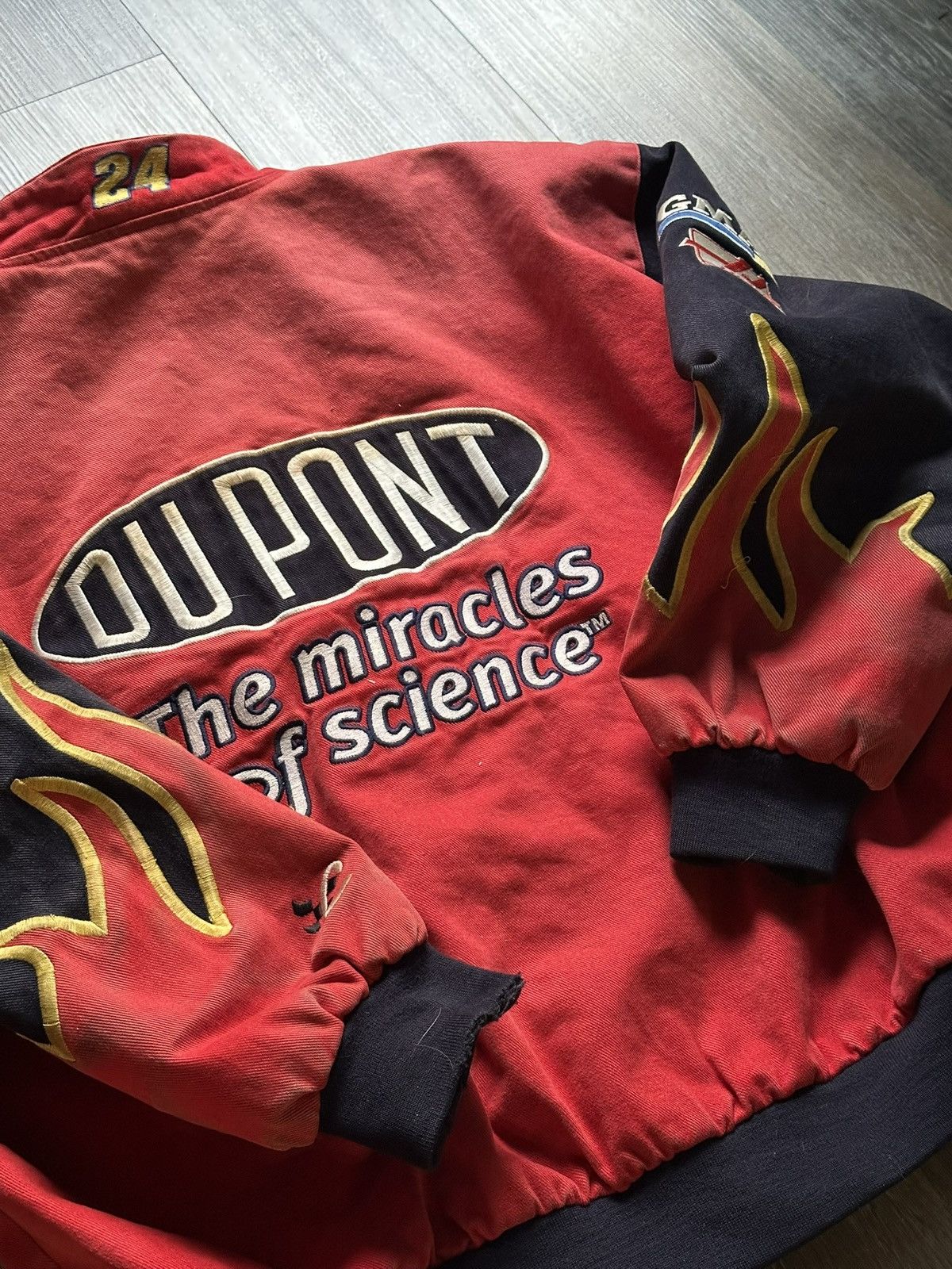 NASCAR × Vintage Vintage Du Pont Jeff Gordon Jacket Size US XL / EU 56 / 4 - 5 Thumbnail