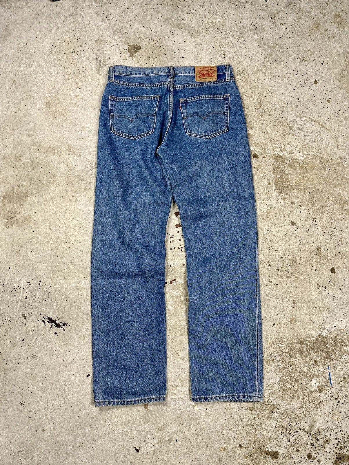 Levi's × Vintage Vintage 1993 Levi’s 501 Blue Denim Pants Jeans France Size US 33 - 2 Thumbnail