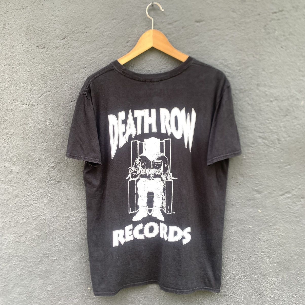 Rap Tees Thrashed Faded Death Row Records Tee Size US L / EU 52-54 / 3 - 1 Thumbnail