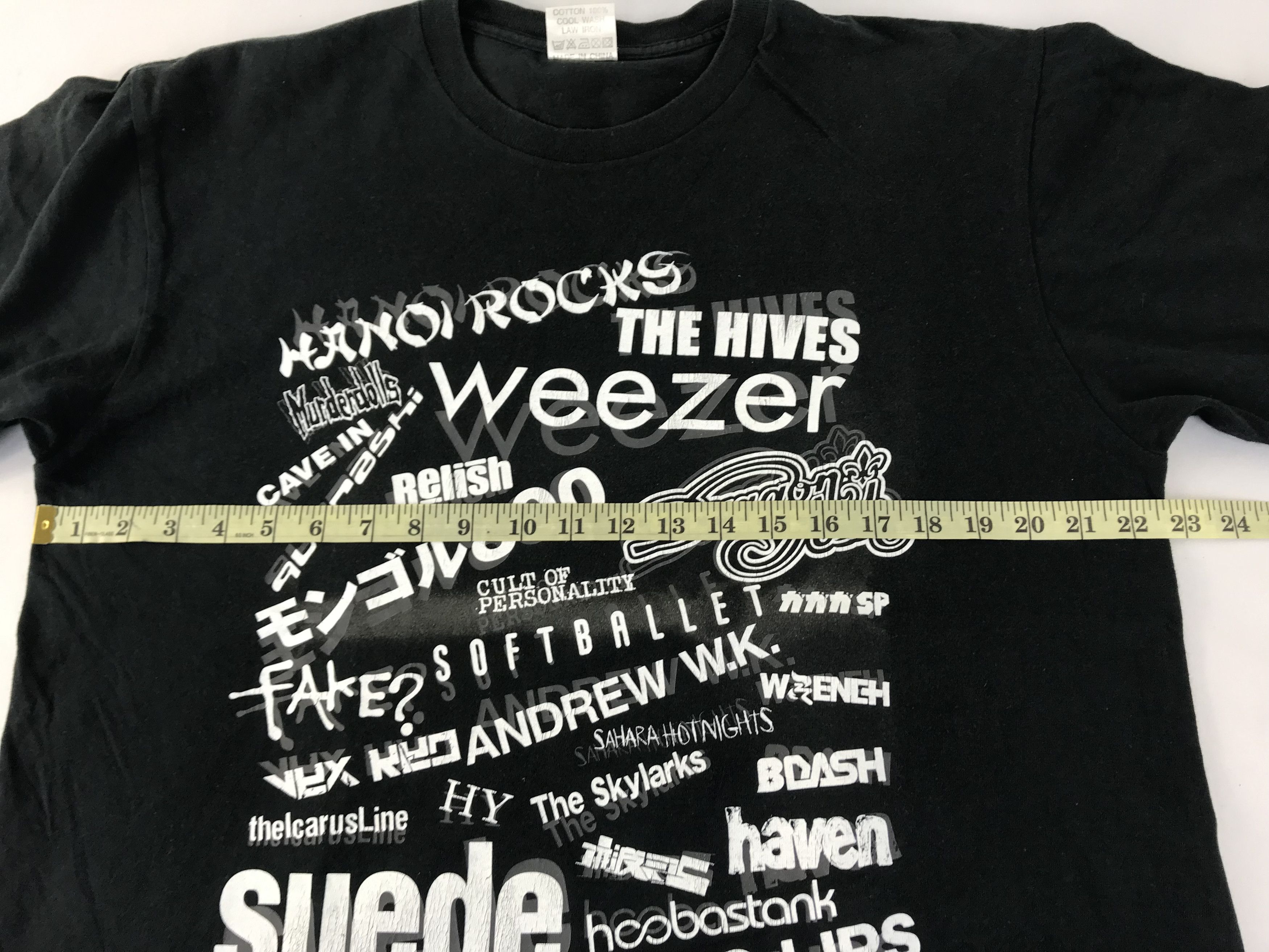 Band Tees Y2K Summer Sonic Band List Britpop Tour 2000 Printed Tee Size US XL / EU 56 / 4 - 9 Thumbnail