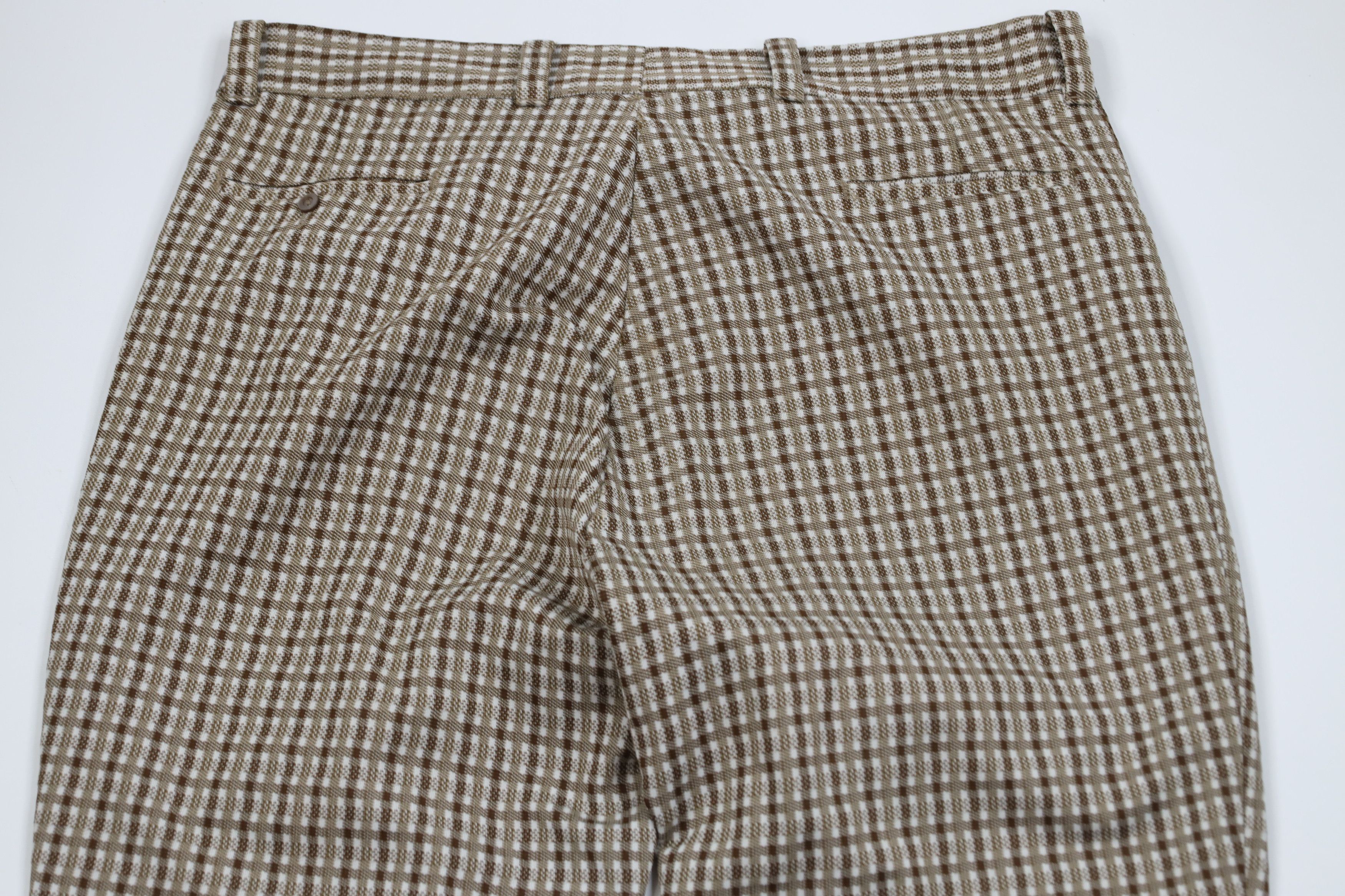 Vintage Vintage 70s Streetwear Bell Bottoms Chino Pants Plaid USA Size US 40 / EU 56 - 10 Thumbnail