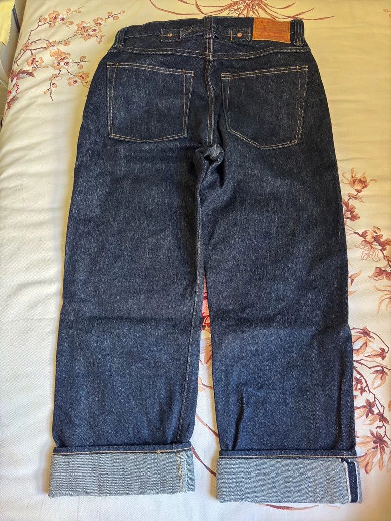 The Real McCoy's The Real McCoy Size M900 Loose Straight-Leg Paris-Button Je Size US 31 - 5 Thumbnail