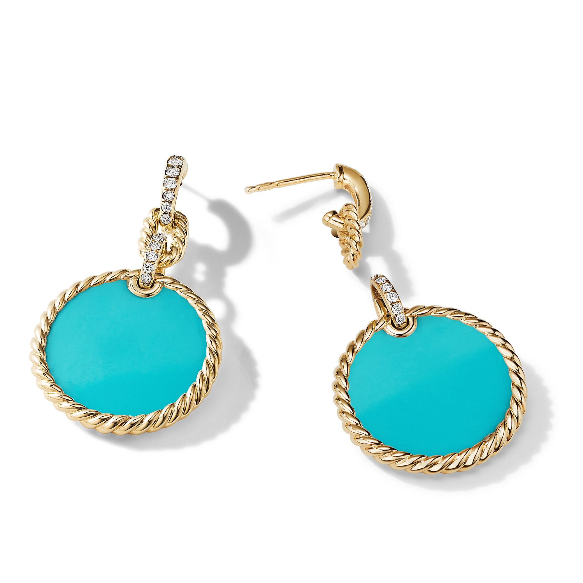 David Yurman o1w1db10526 E17049D/Size 6/ Drop Earrings in Golden Size ONE SIZE - 2 Thumbnail