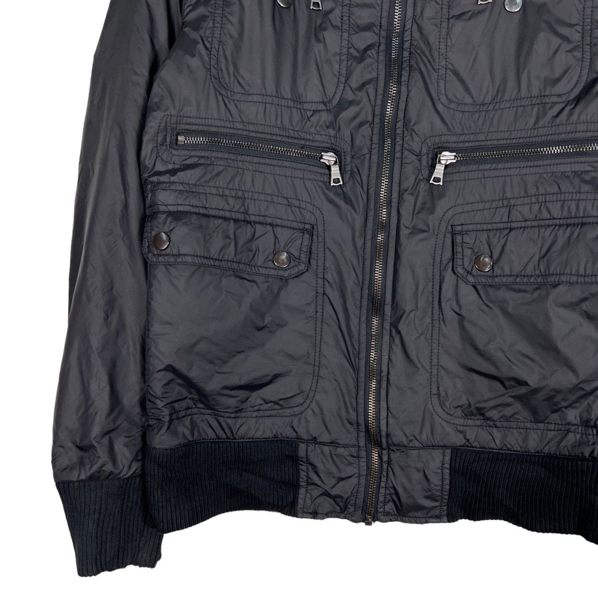 Edifice Japan 🔥 EDIFICE ZIPPER MULTI POCKET SURVIVAL BOMBER JACKET Size US M / EU 48-50 / 2 - 4 Thumbnail