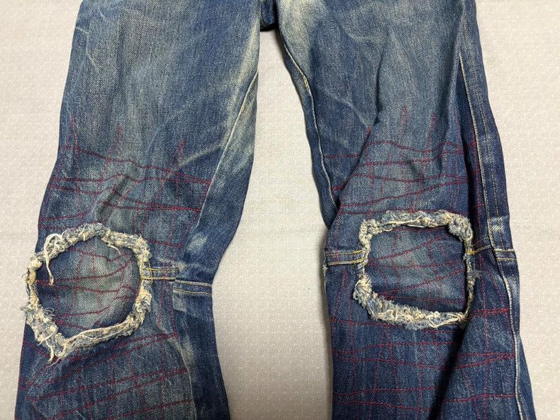 Yohji Yamamoto Vintage Christopher Nemeth HalfMoon Denim Pants-2506 Size 28" / US 6 / IT 42 - 5 Thumbnail