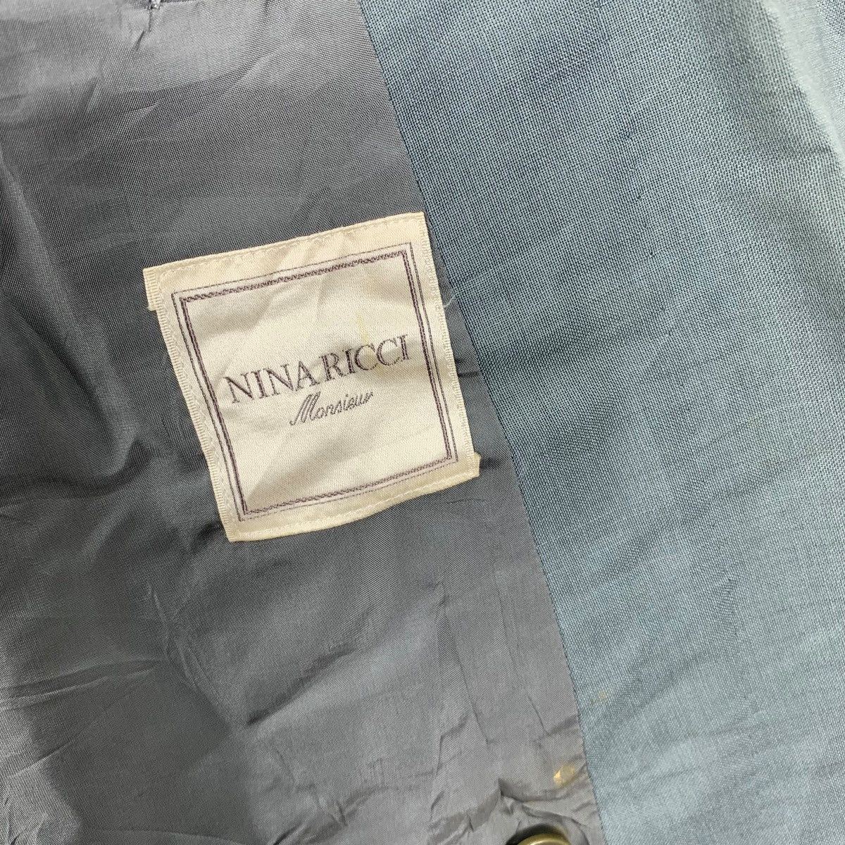 Vintage Vintage NINA RICCI MONSIEUR Collection Double Breasted Coat Size US XXL / EU 58 / 5 - 9 Thumbnail