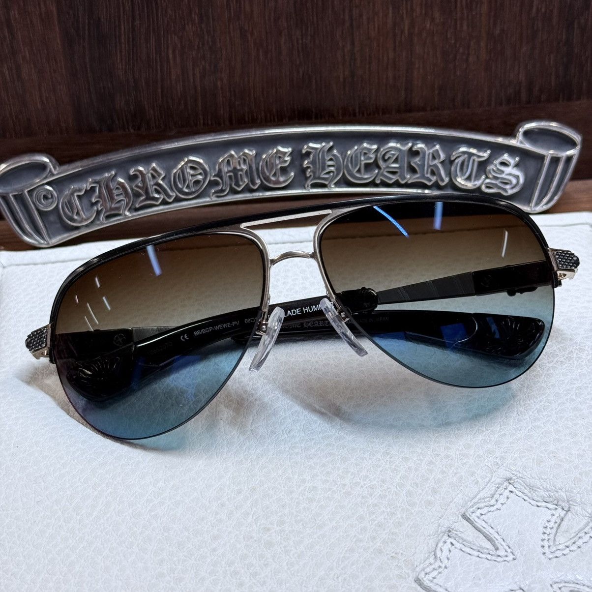 Chrome Hearts Chrome Hearts Blade Hummer I 1/1 Sunglasses Size ONE SIZE - 1 Thumbnail