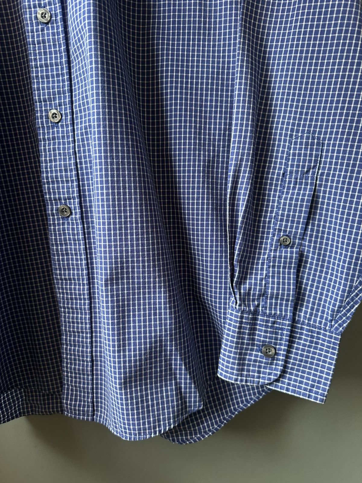 Yves Saint Laurent Yves Saint Laurent Check Shirt Size 39 Size US M / EU 48-50 / 2 - 4 Thumbnail
