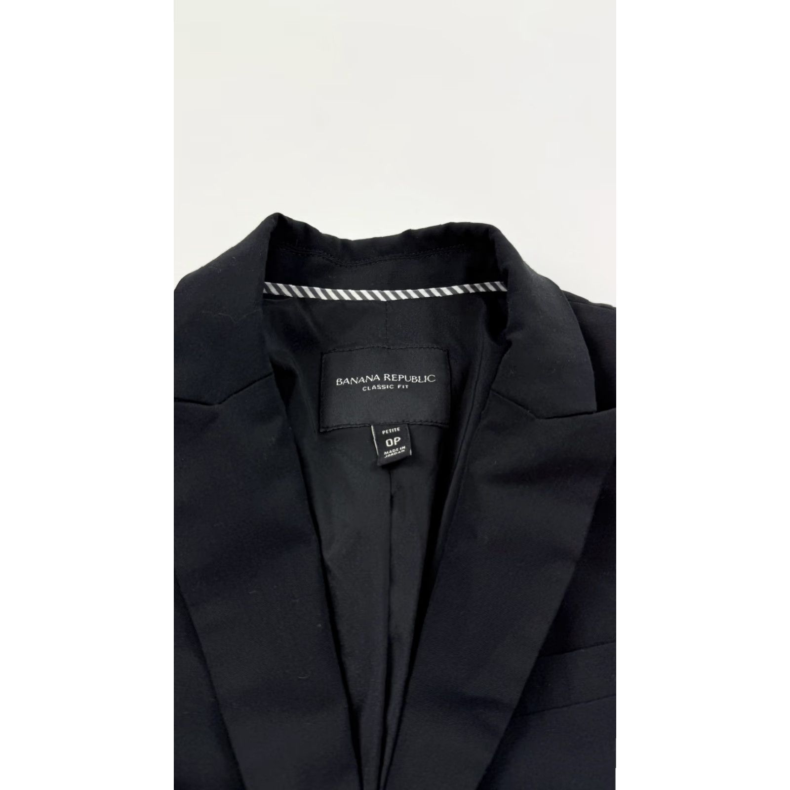 Banana Republic Banana Republic Blazer Womens Petite 0P Classic Fit Wool Blend Office Jacket Size XS / US 0-2 / IT 36-38 - 4 Thumbnail