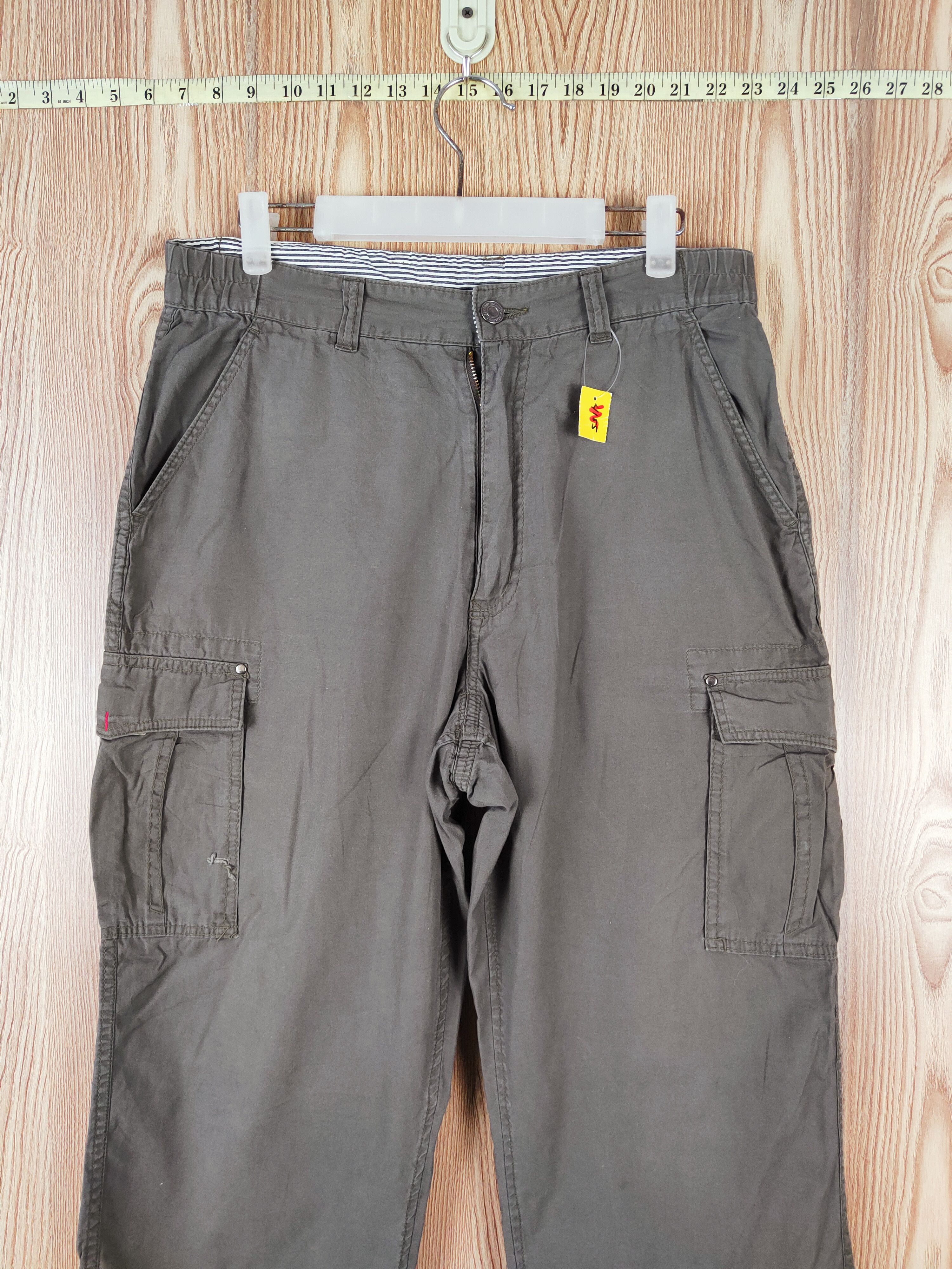 Japanese Brand Evenriver Olive Multipocket Tactical Cargo Pants #W327 Size US 33 - 2 Thumbnail