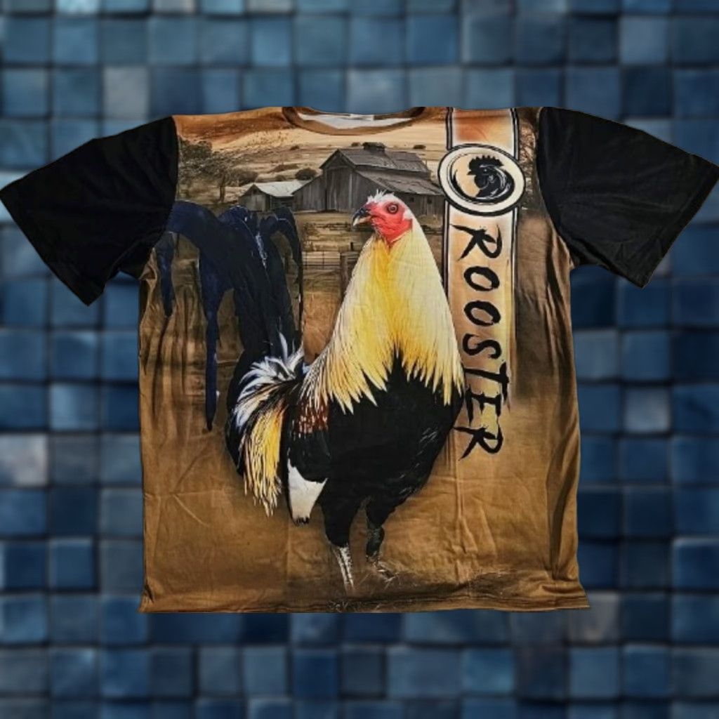 Vintage VINTAGE ROOSTER FARM BIRD ANIMAL COUNTRY OUTDOOR T-SHIRT Size US M / EU 48-50 / 2 - 1 Thumbnail