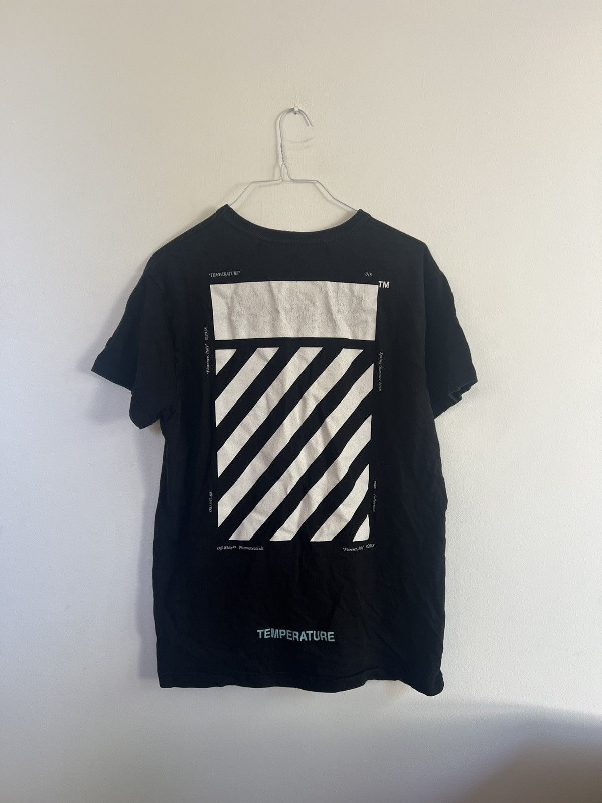 Off-White Off white temperature TEE Size US S / EU 44-46 / 1 - 1 Thumbnail