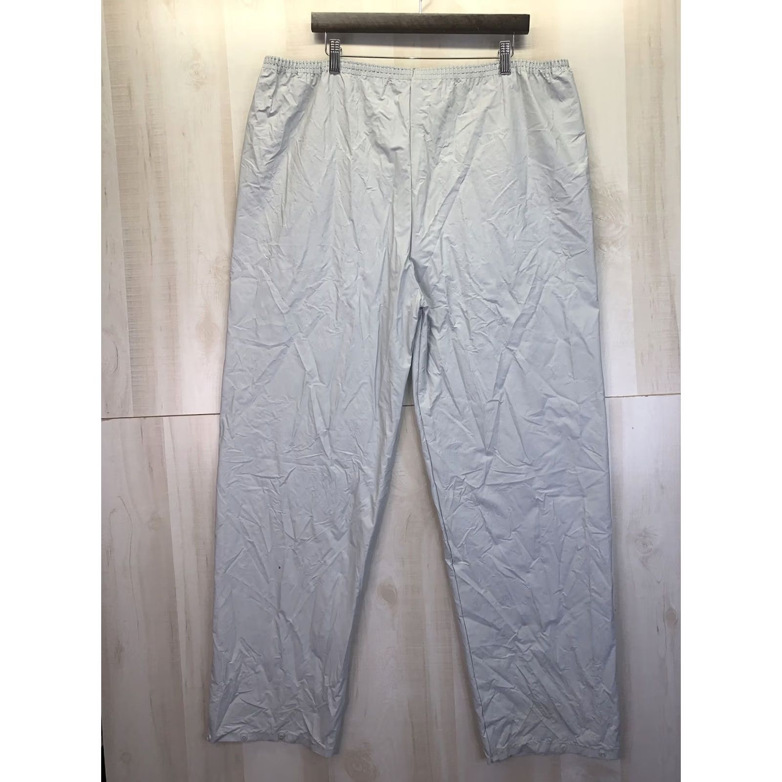Wilson VINTAGE Wilson Staff Golf Tennis Rain Jacket Pants Mens XL/XXL Gray 2 Piece Tracksuit Shirt Set Men Size 46R - 5 Thumbnail