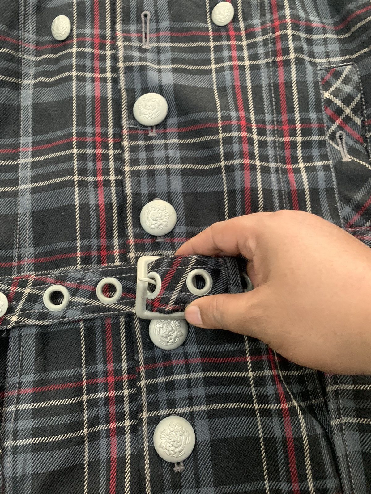 Le Grande Bleu (L.G.B.) y2k Algonquins detachable bondage punk gothic parka hoodie Size US S / EU 44-46 / 1 - 5 Thumbnail