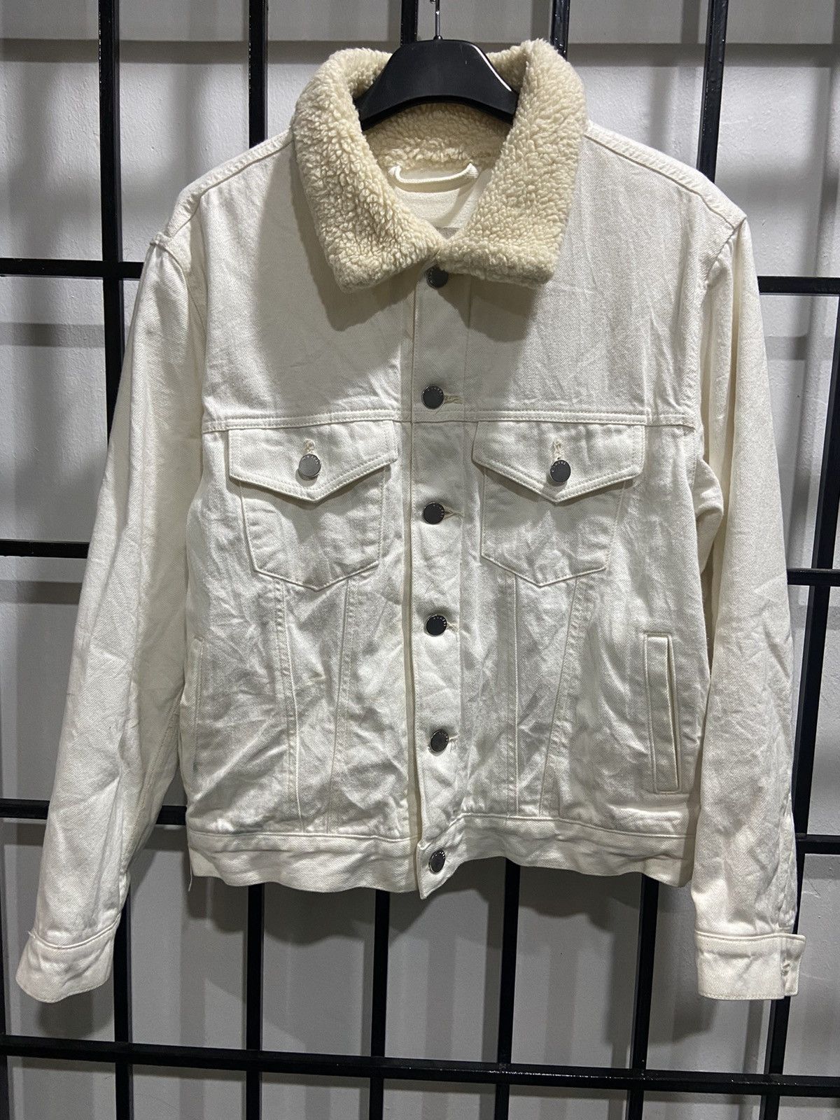 Fray I.D. Wool collar denim jacket