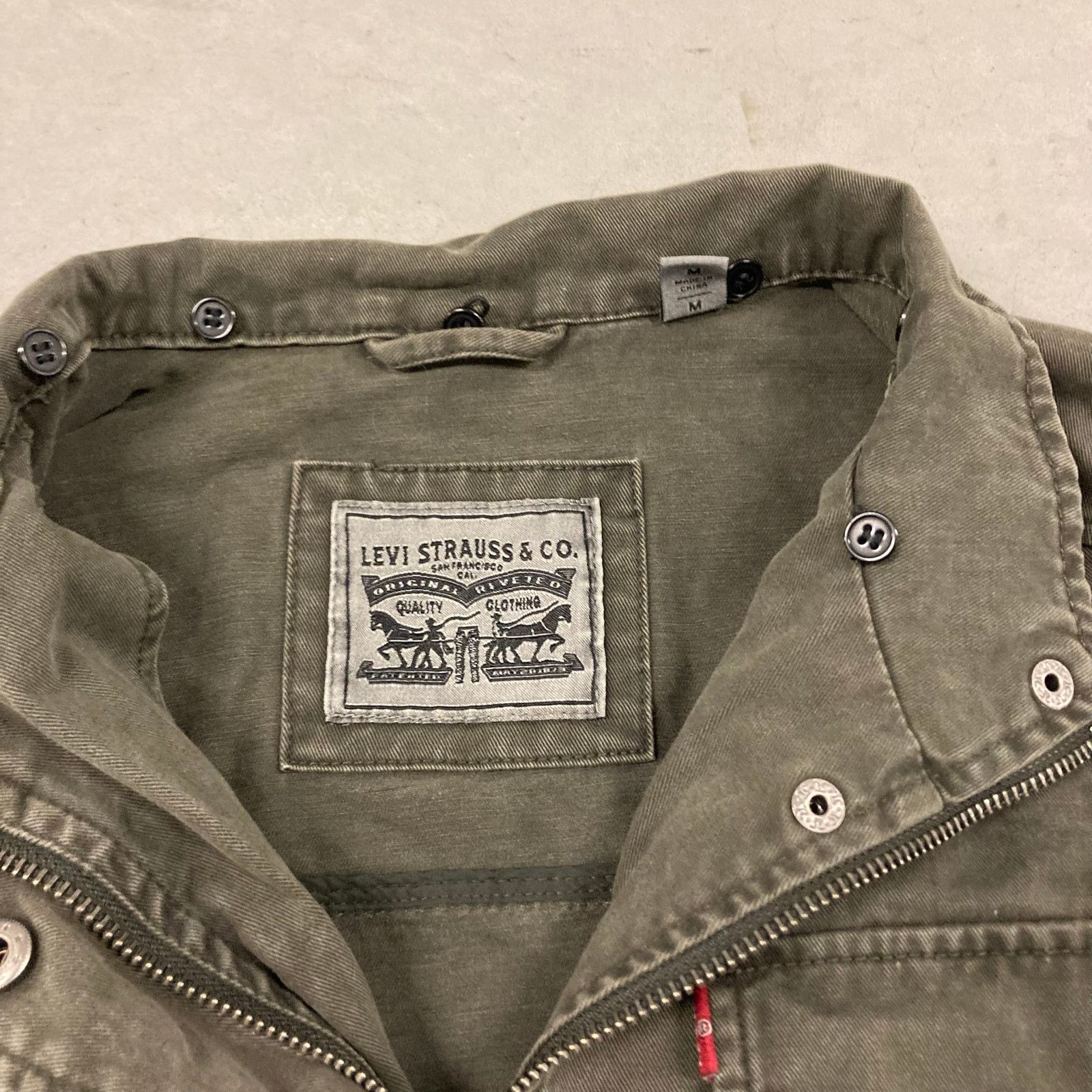 Levi's Vintage Y2k Levi’s military field jacket Size M / US 6-8 / IT 42-44 - 4 Thumbnail