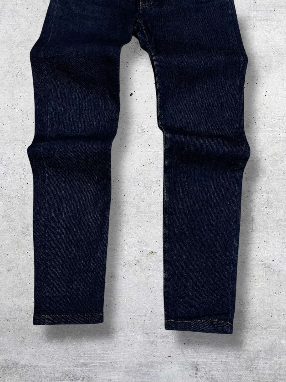 A.P.C. VINTAGE A.P.C DENIM ETROIT COURT SKINNY DARK BLUE STREETWEAR Size US 26 / EU 42 - 3 Thumbnail