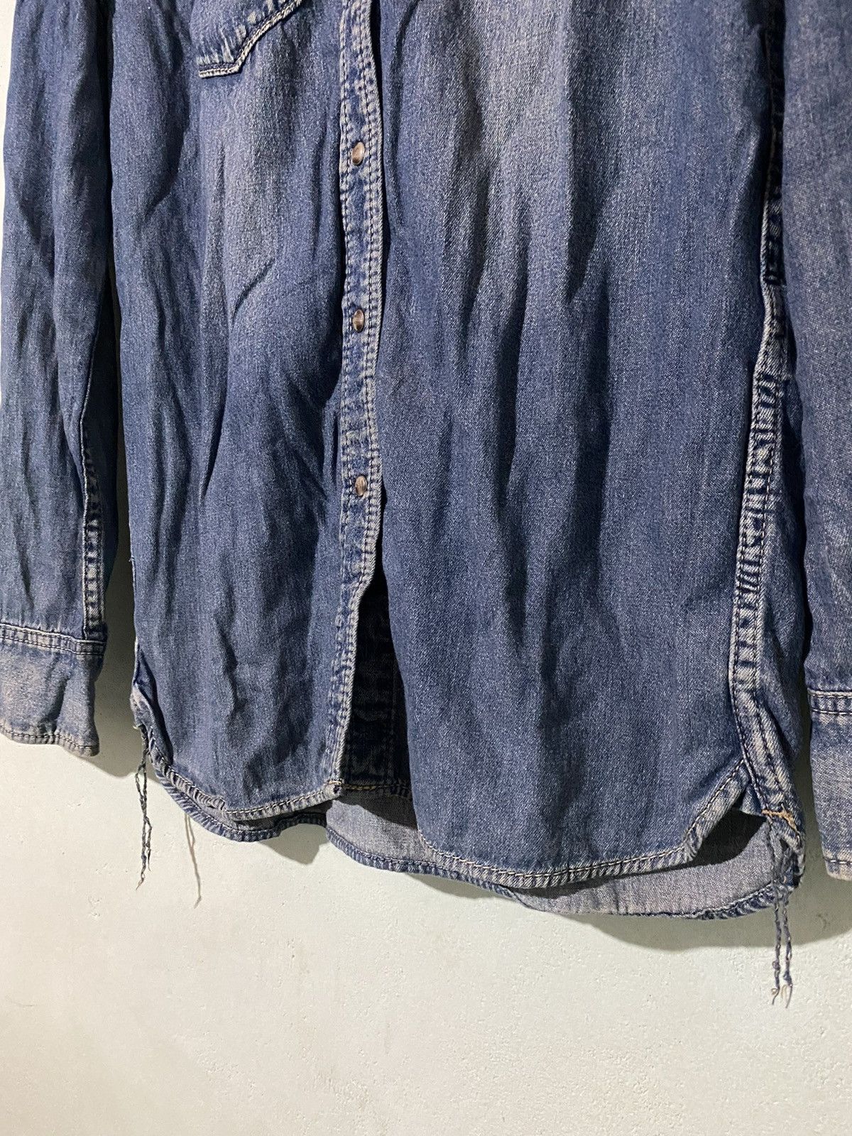 Beauty Beast × Hysteric Glamour × Japanese Brand GOA Denim Button Long Sleeve Size US M / EU 48-50 / 2 - 3 Thumbnail