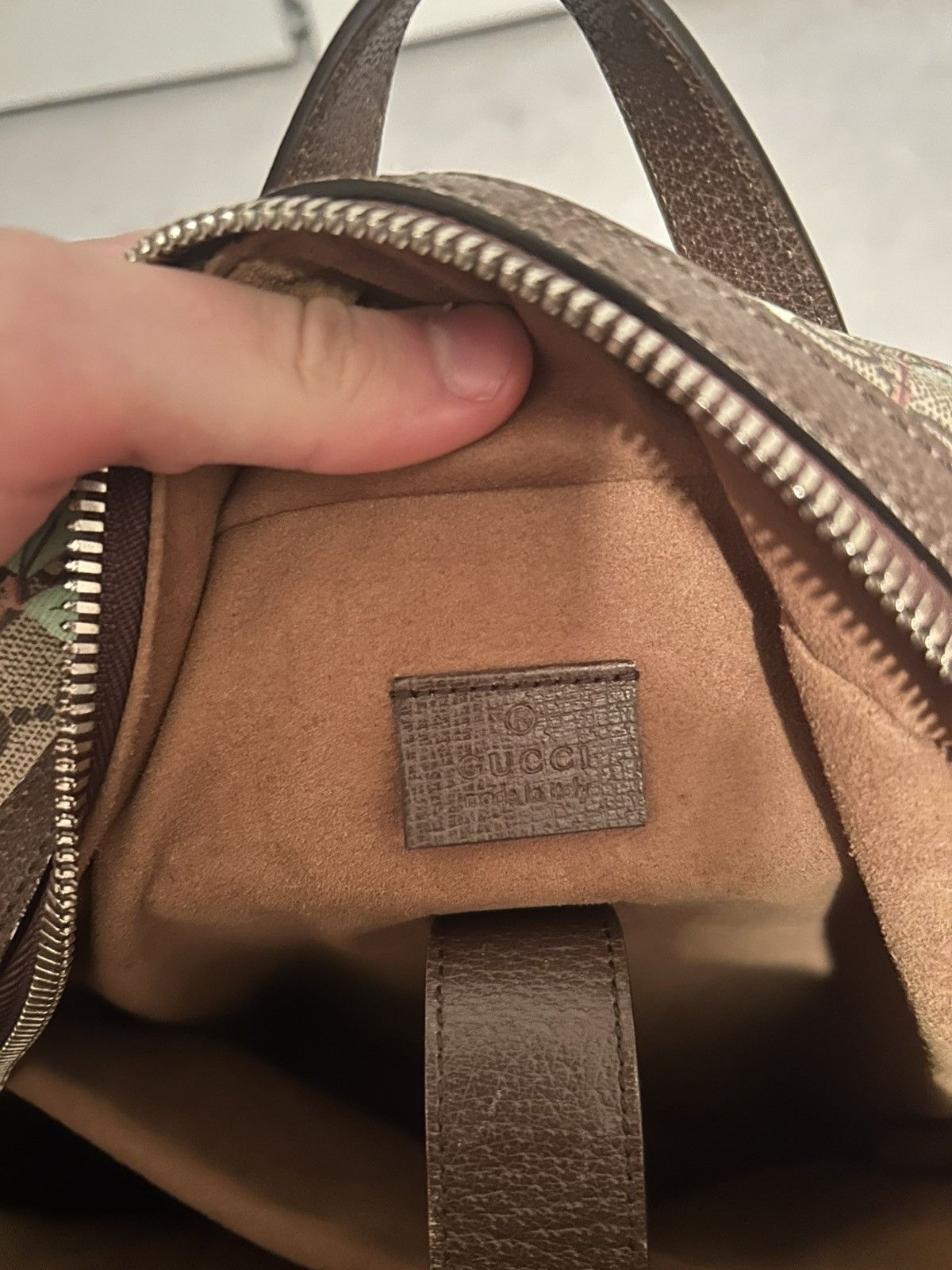 Gucci Gucci Canvas GG Supreme Tian Backpack Size ONE SIZE - 4 Thumbnail
