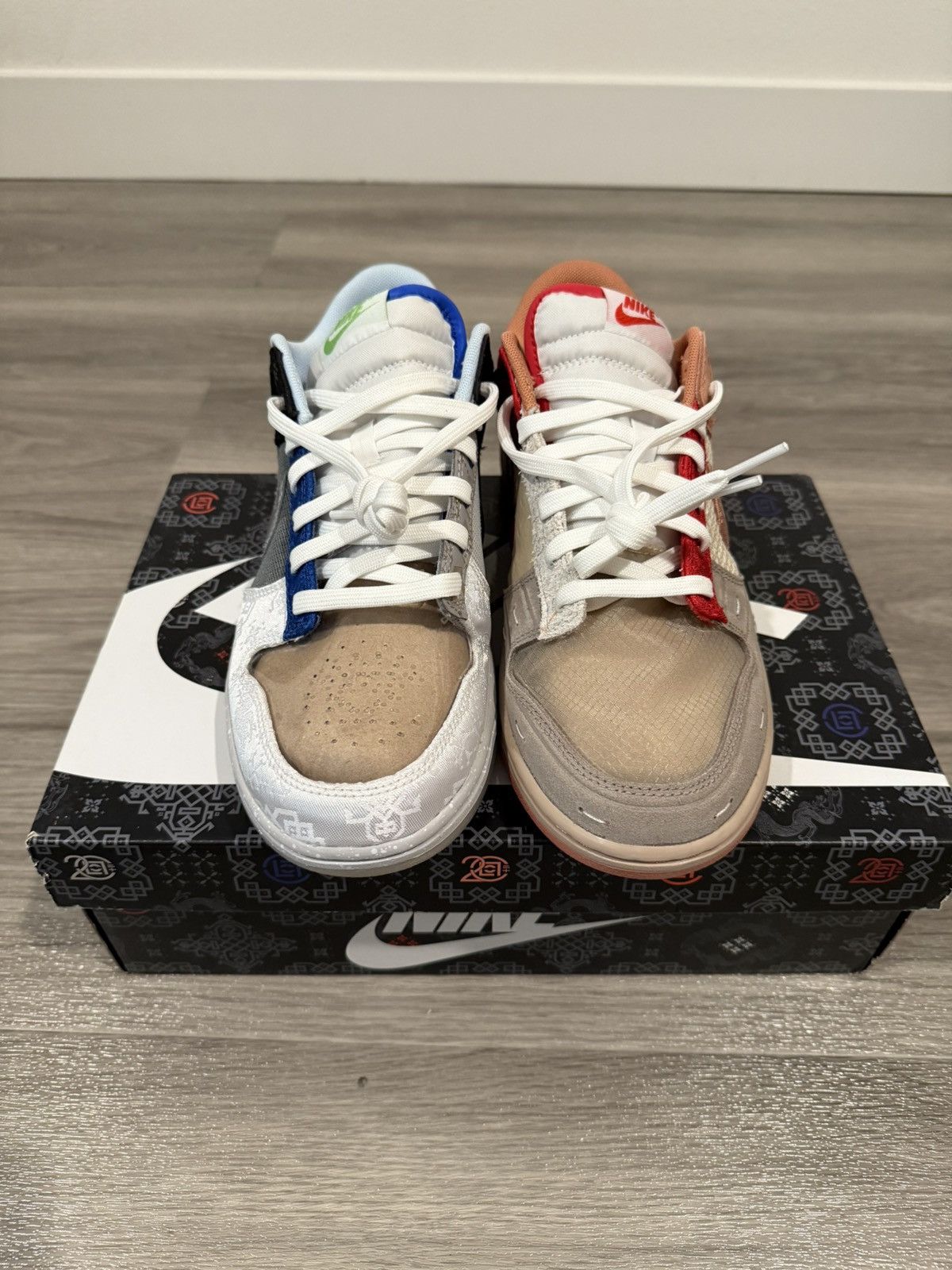 CLOT × Nike Nike Dunk Low SP “ What The Clot” Size US 10 / EU 43 - 4 Thumbnail