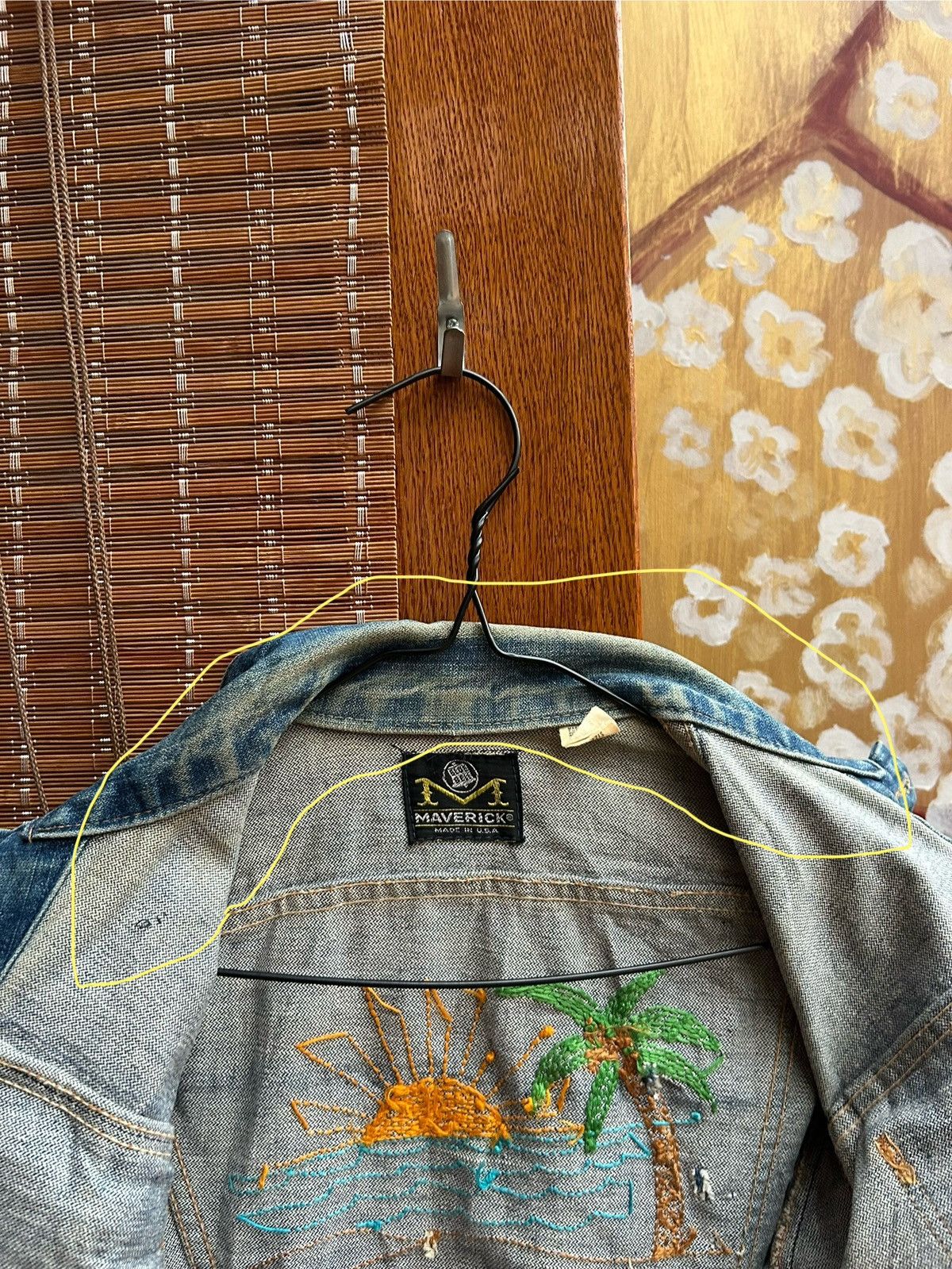 Wrangler 60s Maveric Blue Bell 3J03MJ Denim Jacket Embroidered Size US S / EU 44-46 / 1 - 13 Thumbnail