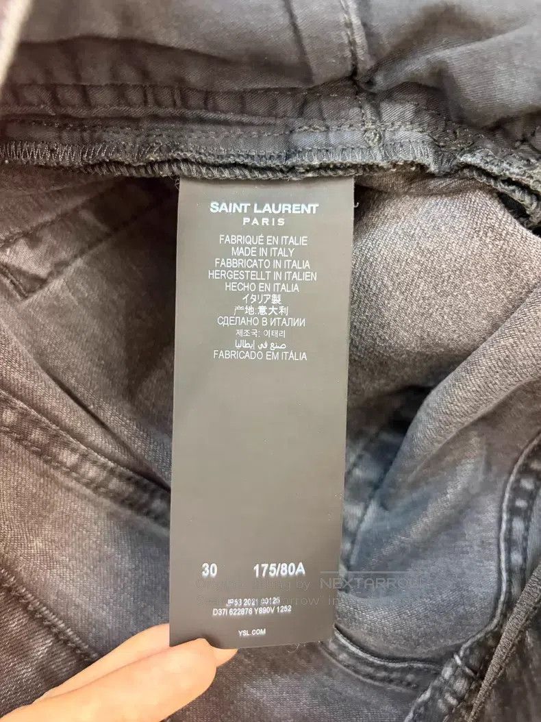 Saint Laurent Paris Saint Laurent Paris Black Basic Denim Pants i Size US 30 / EU 46 - 4 Thumbnail